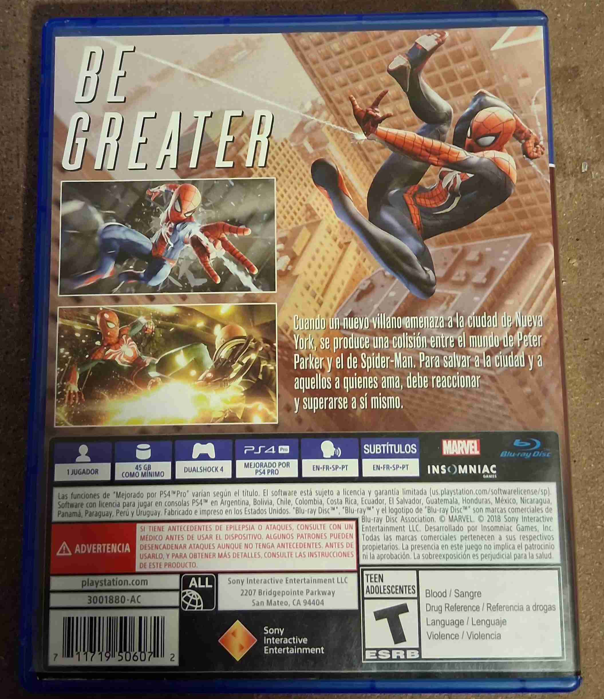 Juego PS4 Marvel Spider-Man - 2