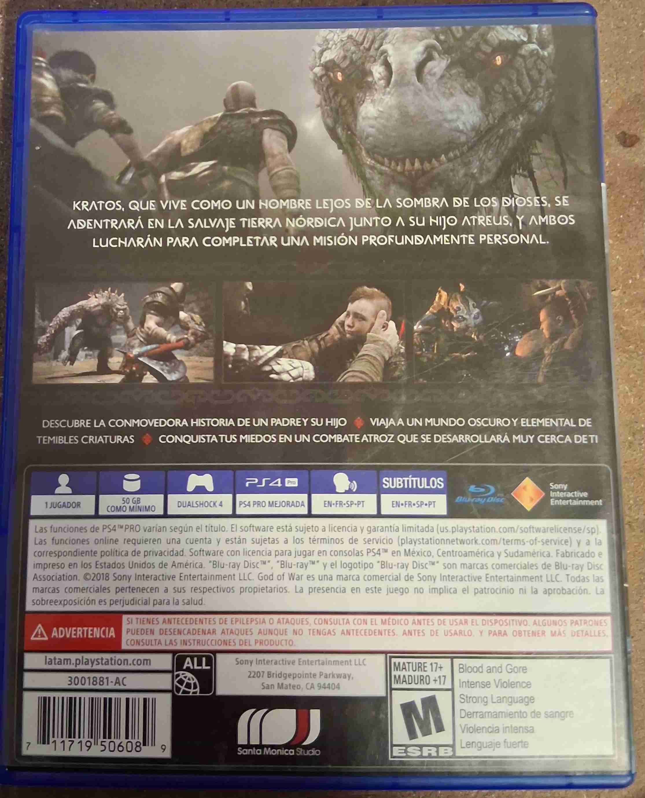 Juego PS4 God of War - 2