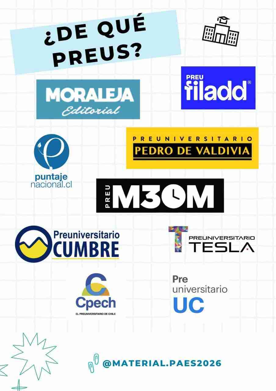 Material de estudio PAES 2026 - 3