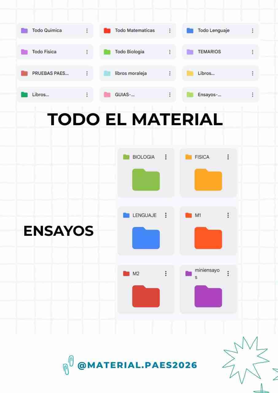 Material de estudio PAES 2026 - 5
