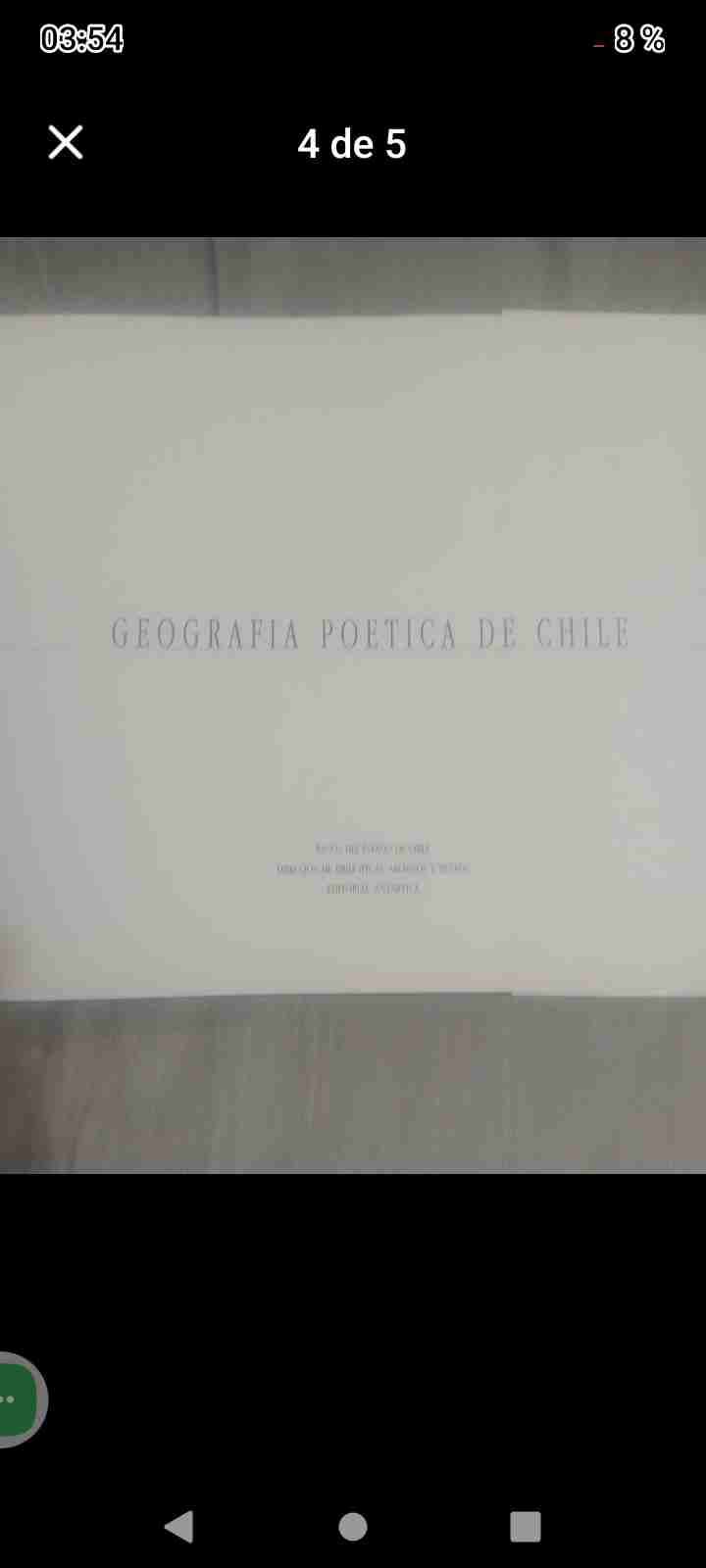 Libro Geografía Poética de Chile - 4