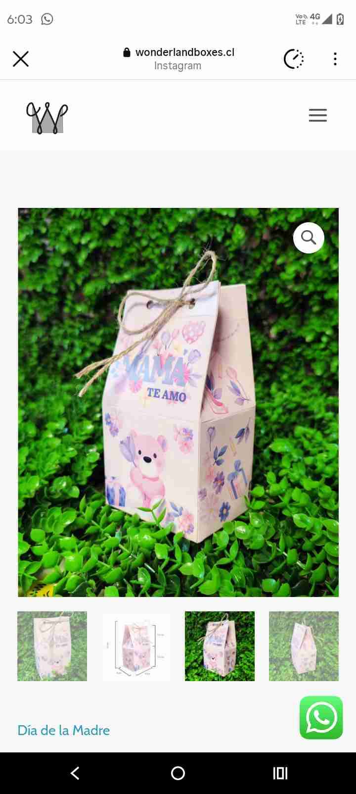 Caja regalo Día de la Madre