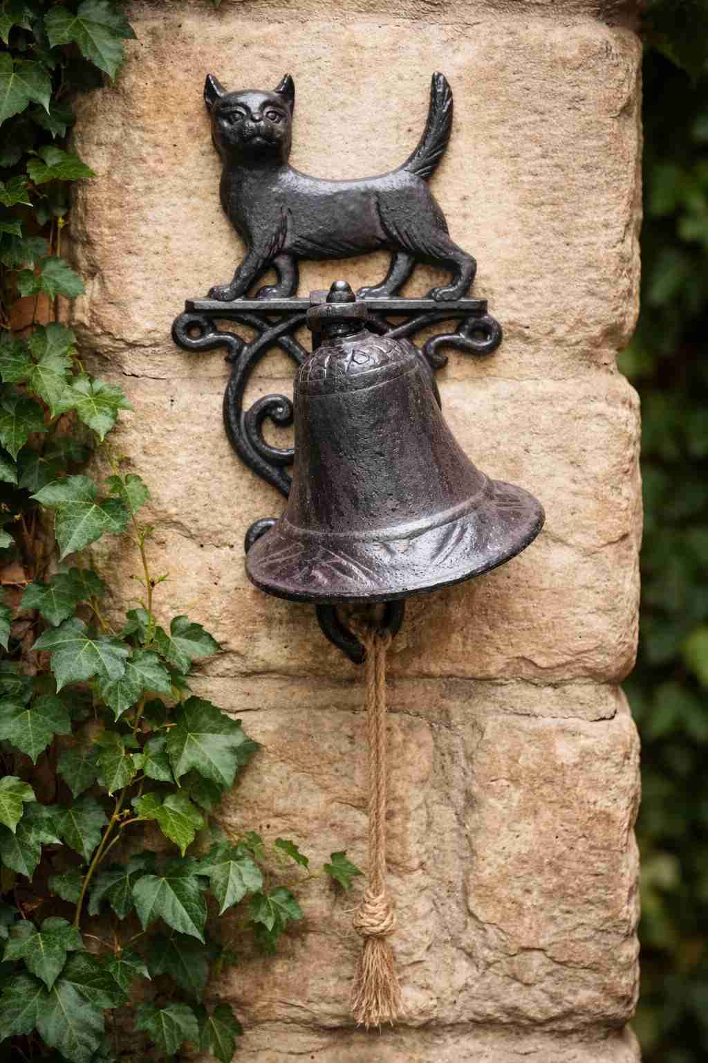 Timbre de pared con diseño de gato - 2