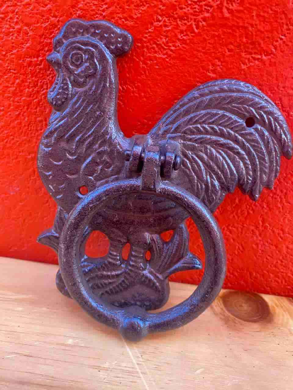 Aldaba o Golpeador de puerta en hierro - miniatura 4