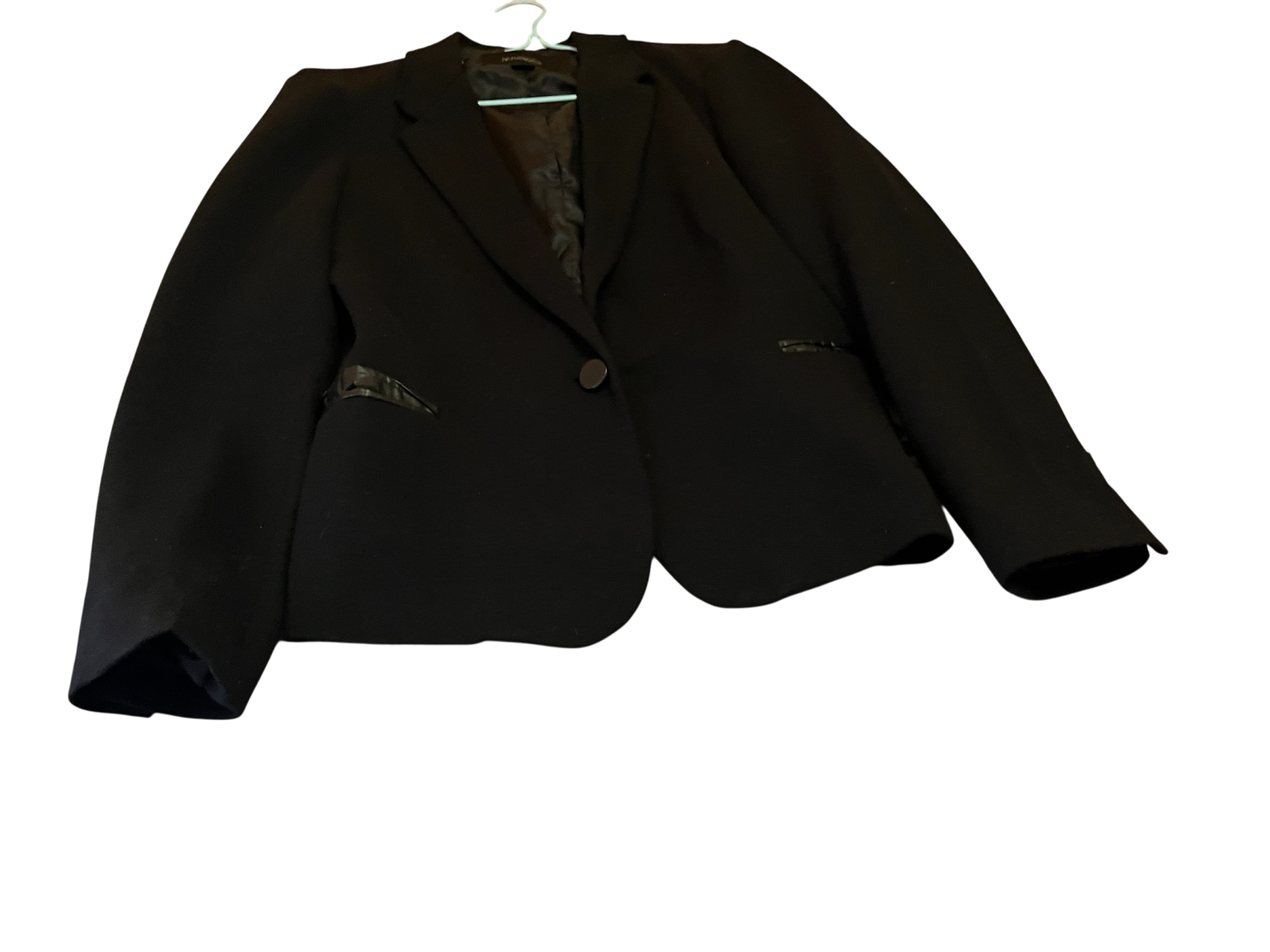 Blazer negro elegante mujer - 1