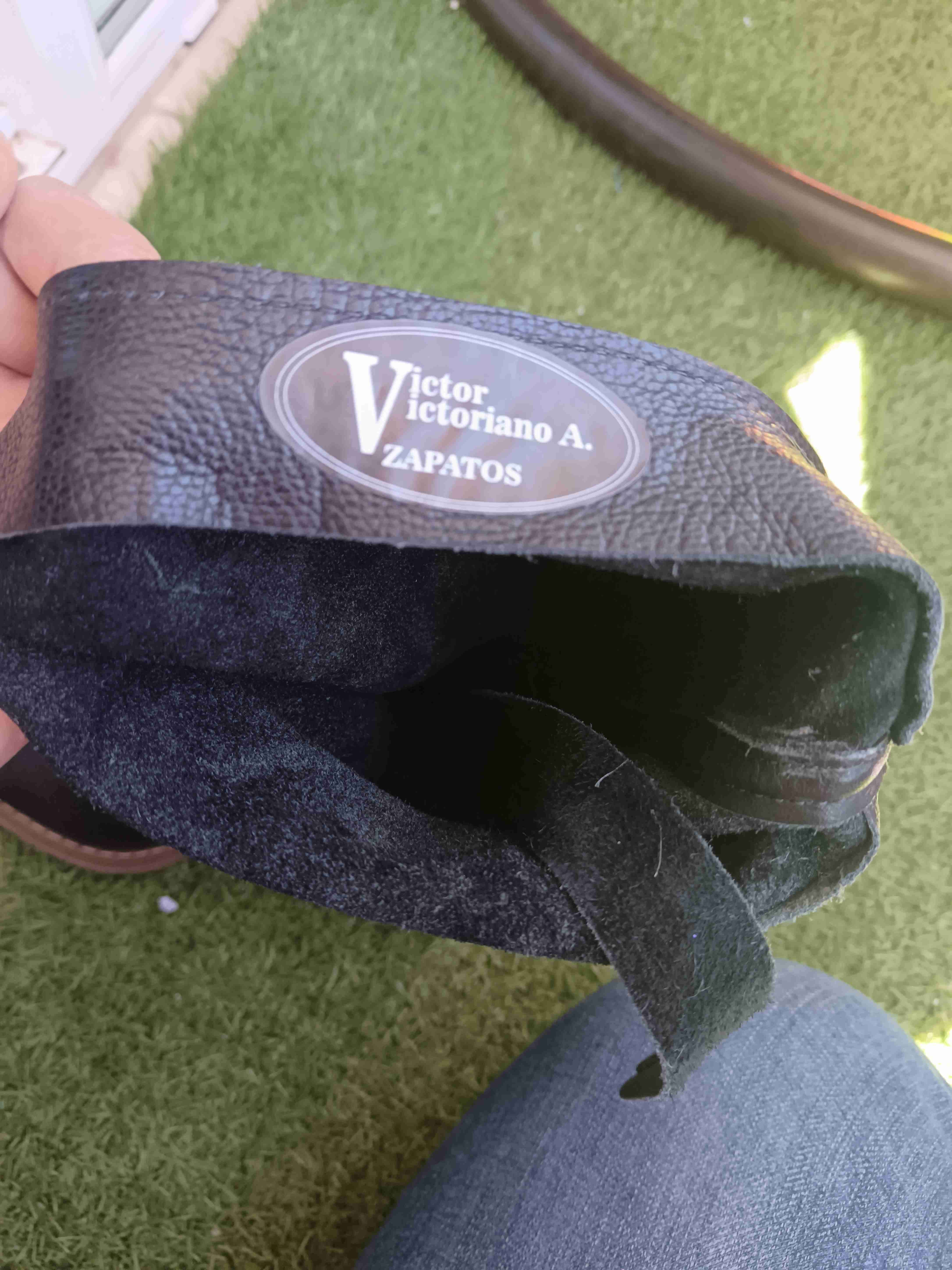 Botas de cuero negro mujer - miniatura 3