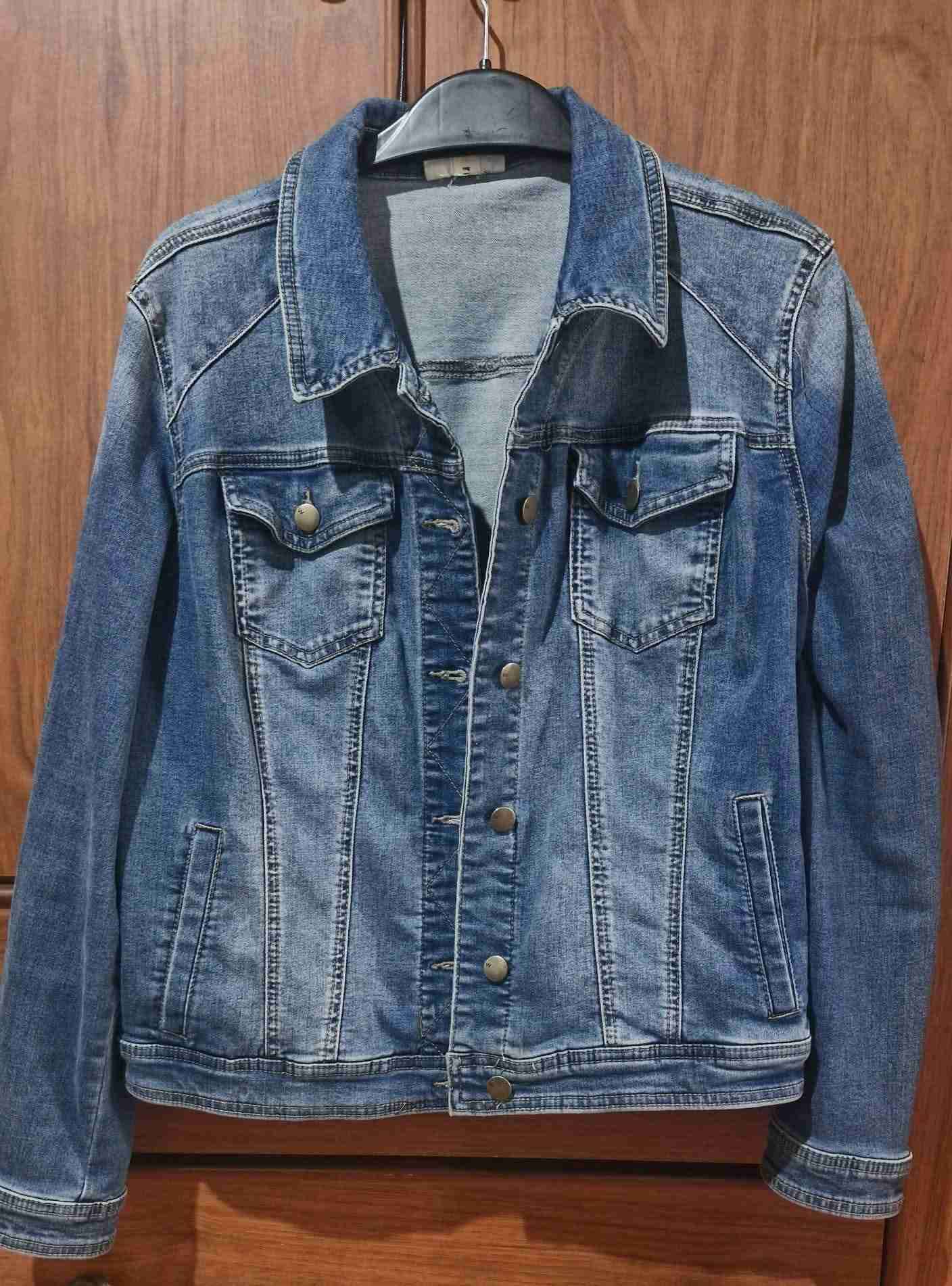 Chaqueta de mezclilla azul