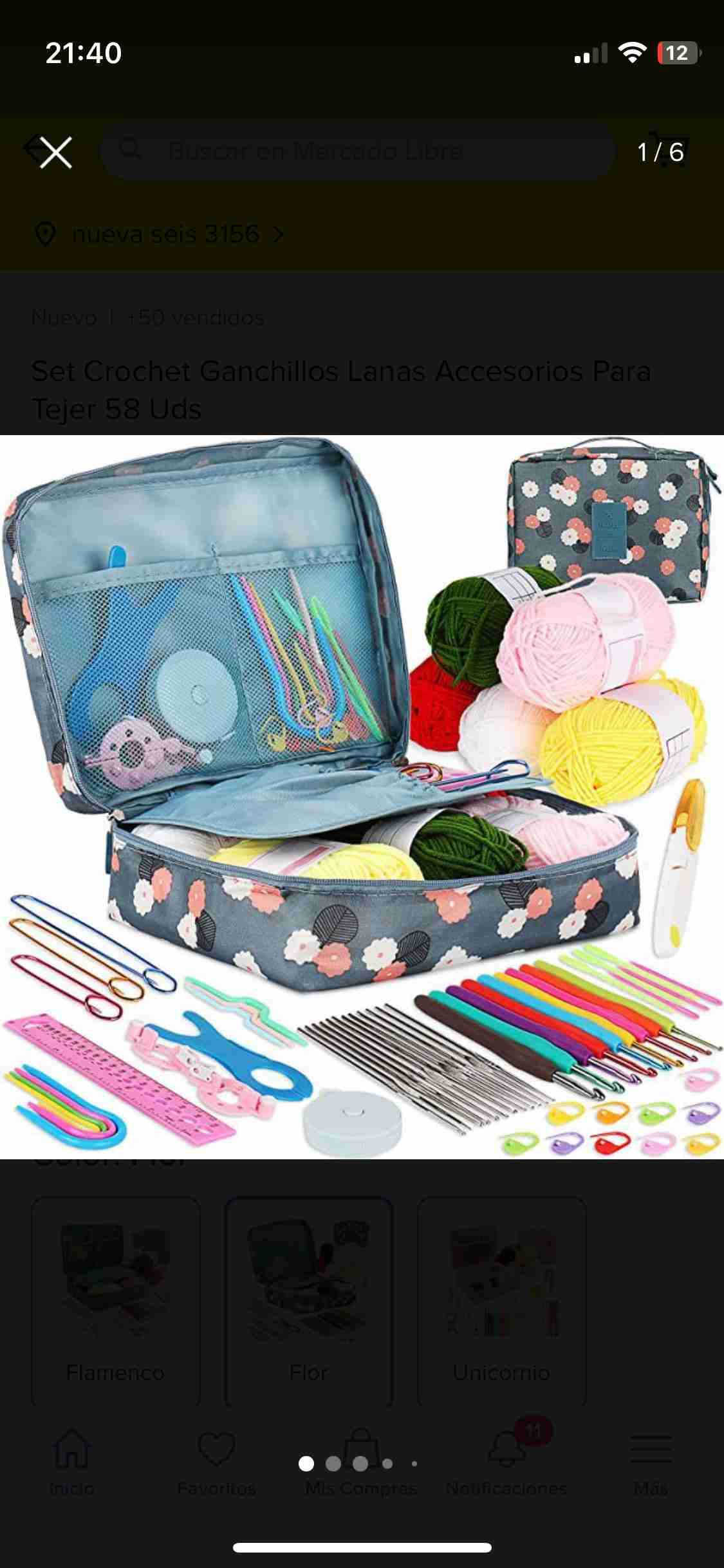 Set de ganchillos de crochet 9 tamaños - 4