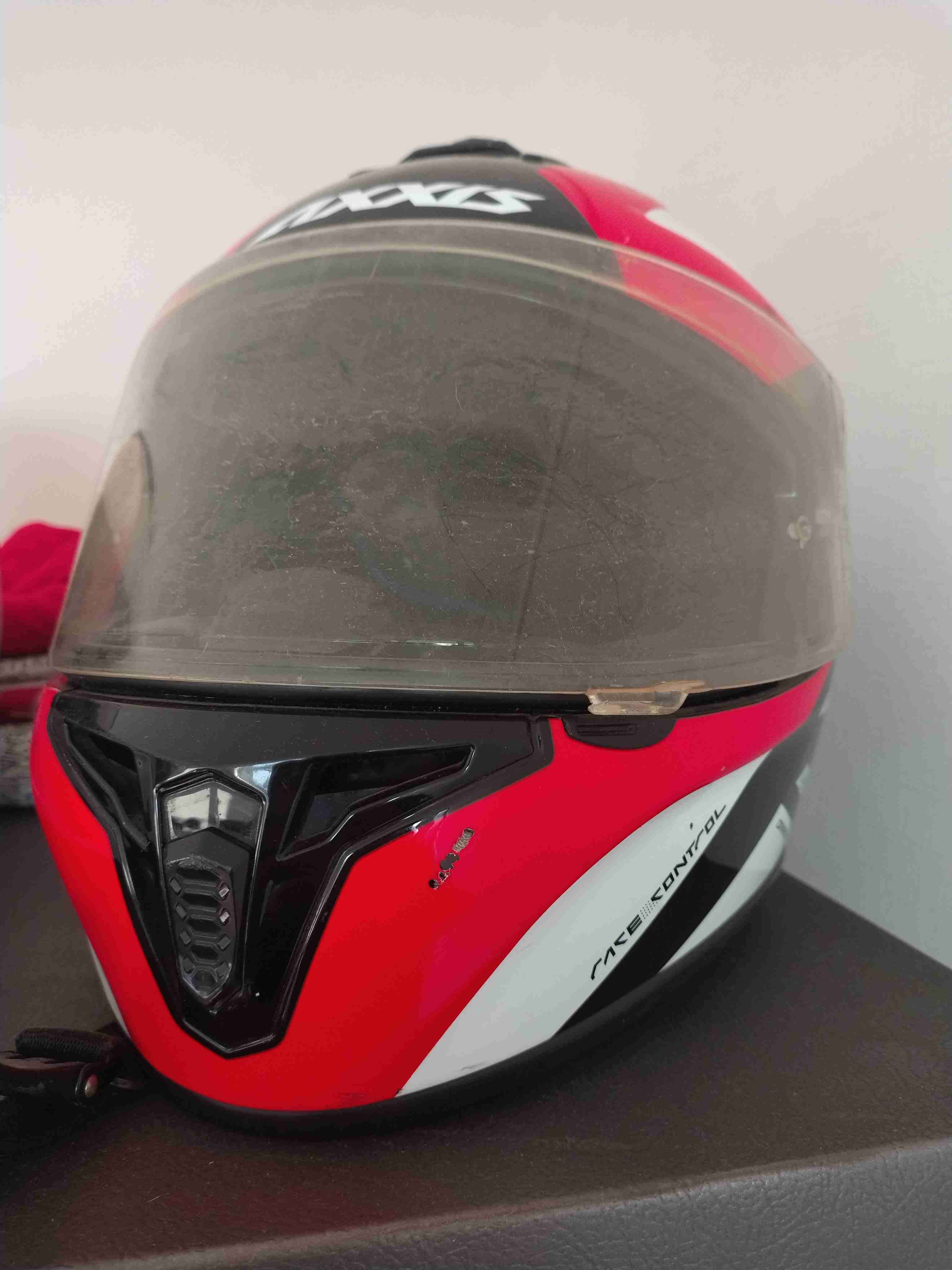 Casco de moto Maxxis rojo - miniatura 1