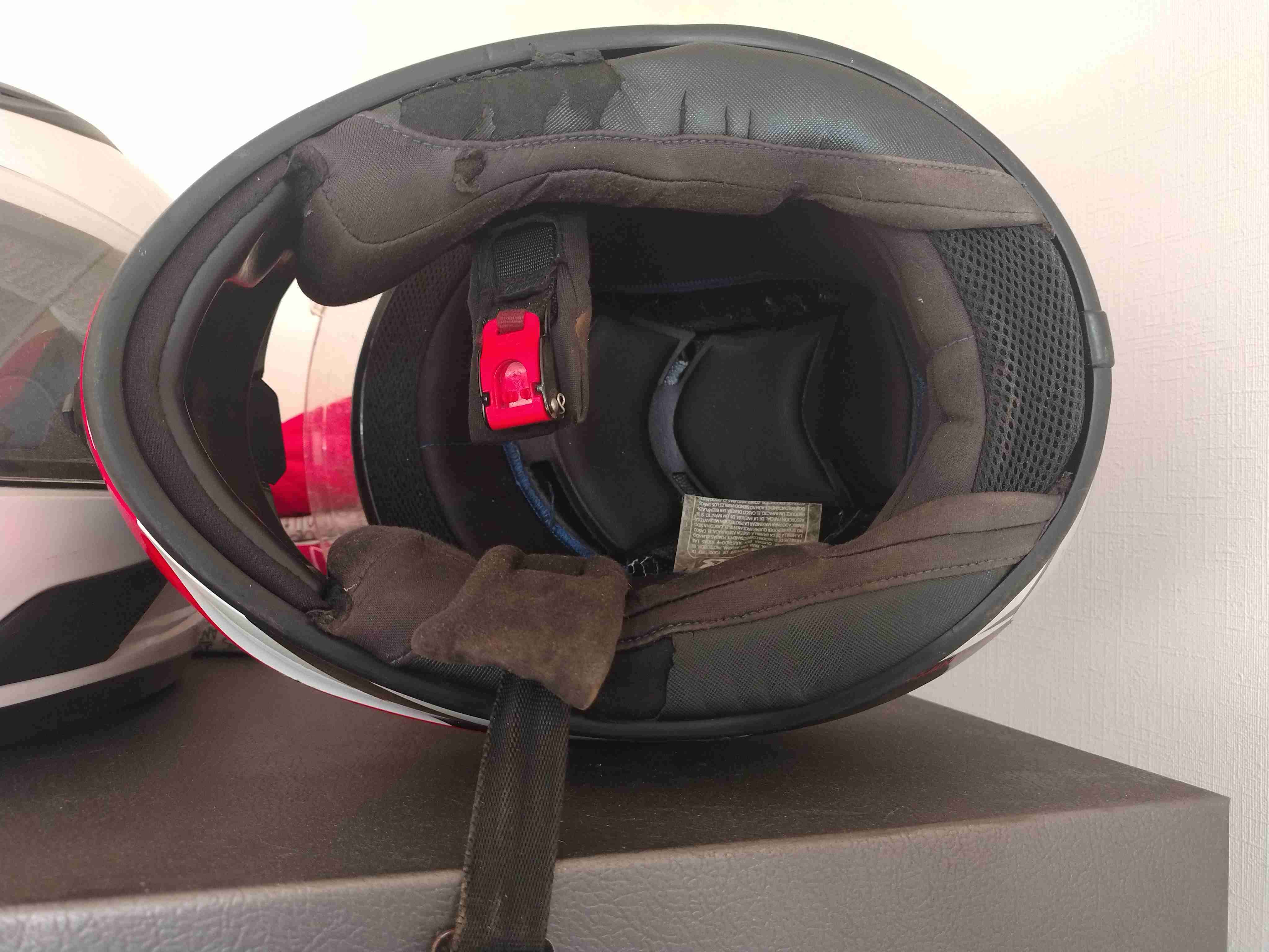 Casco de moto Maxxis rojo - miniatura 3