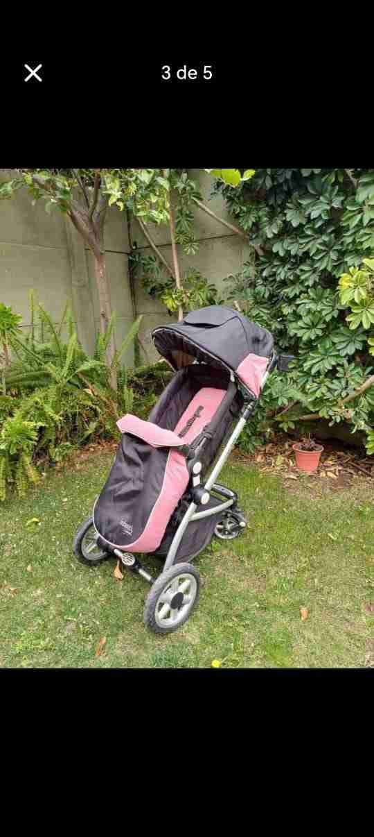 Coche para bebé Infanti rosado - miniatura 2