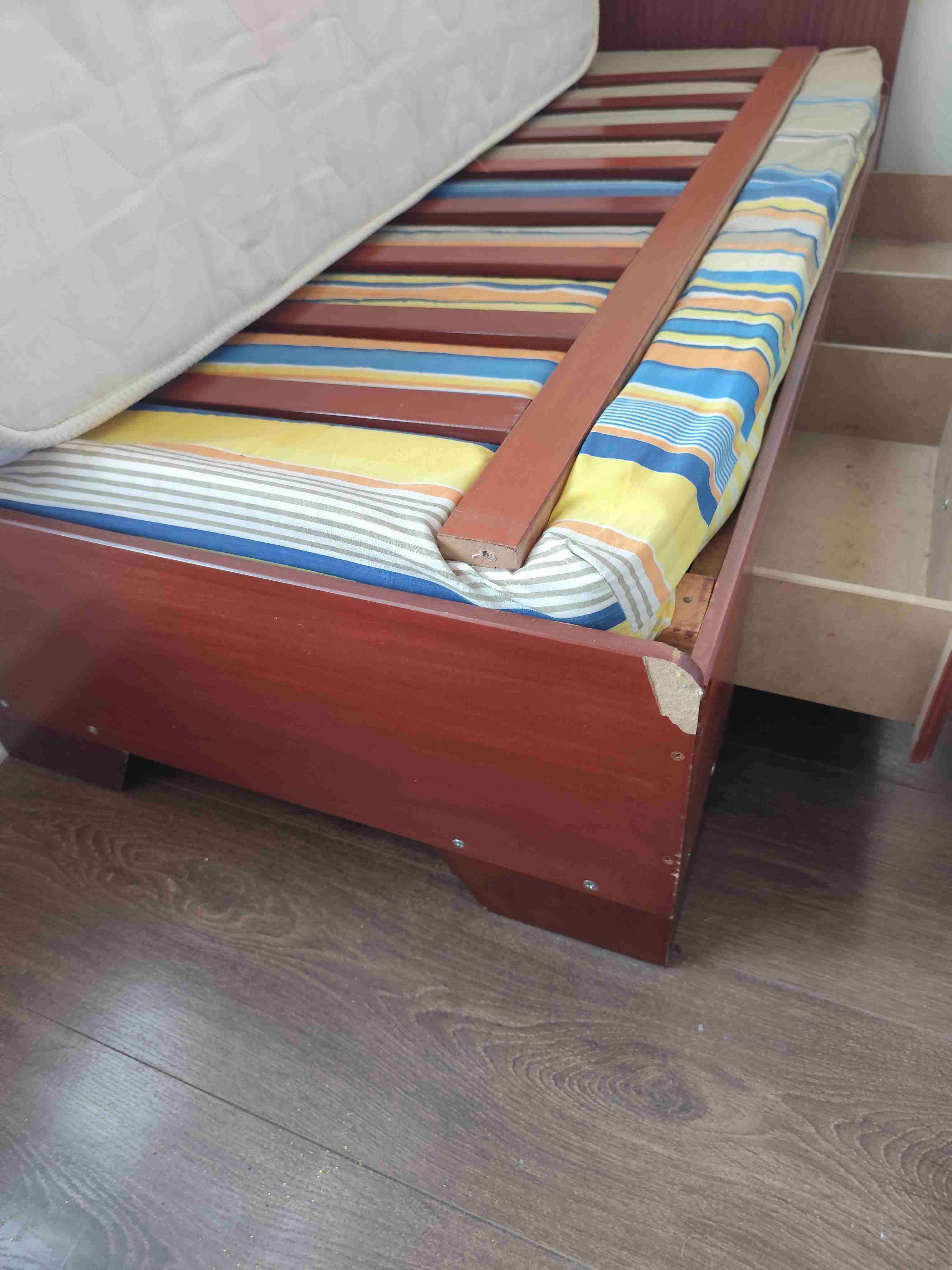 Cuna madera + colchón - miniatura 4