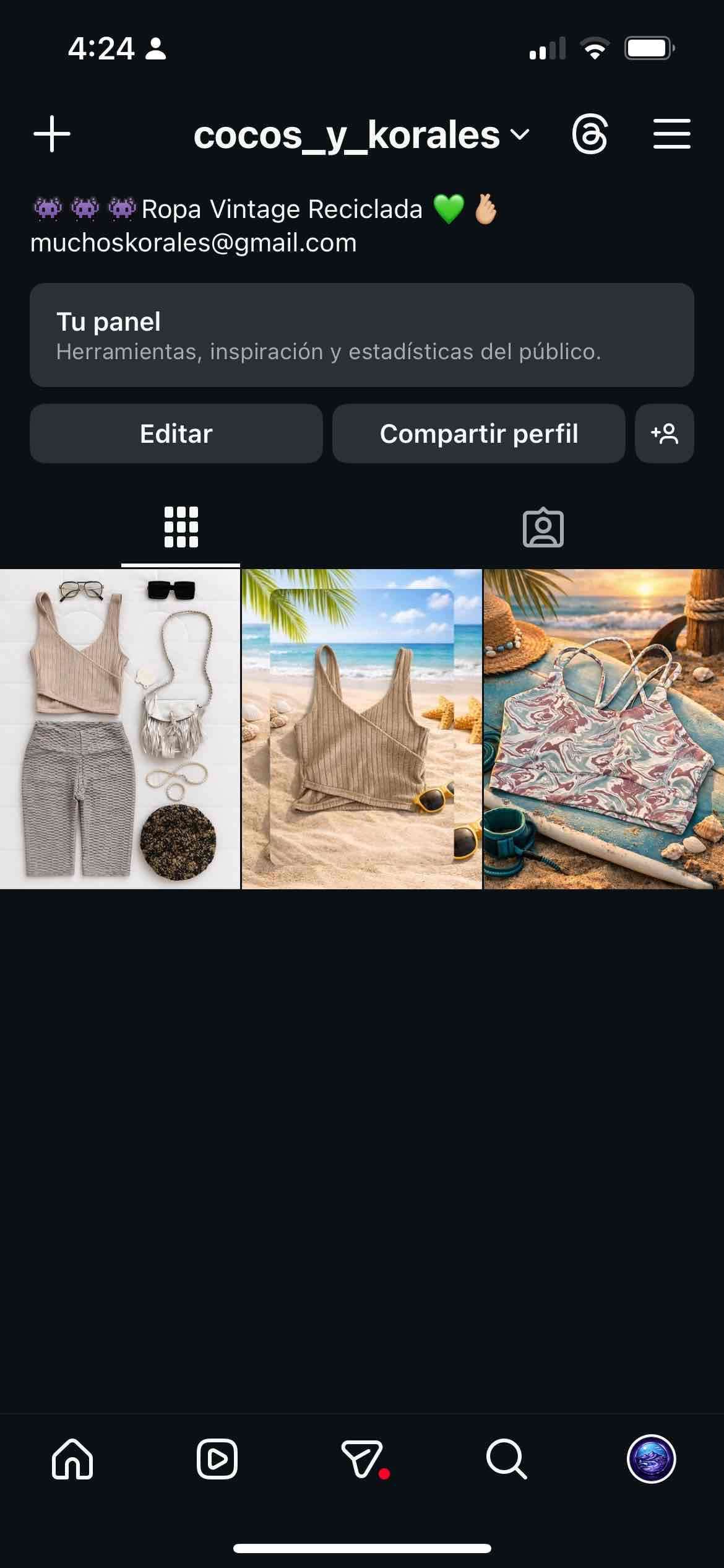 Conjunto deportivo beige, peto deportivo y calzas - miniatura 2