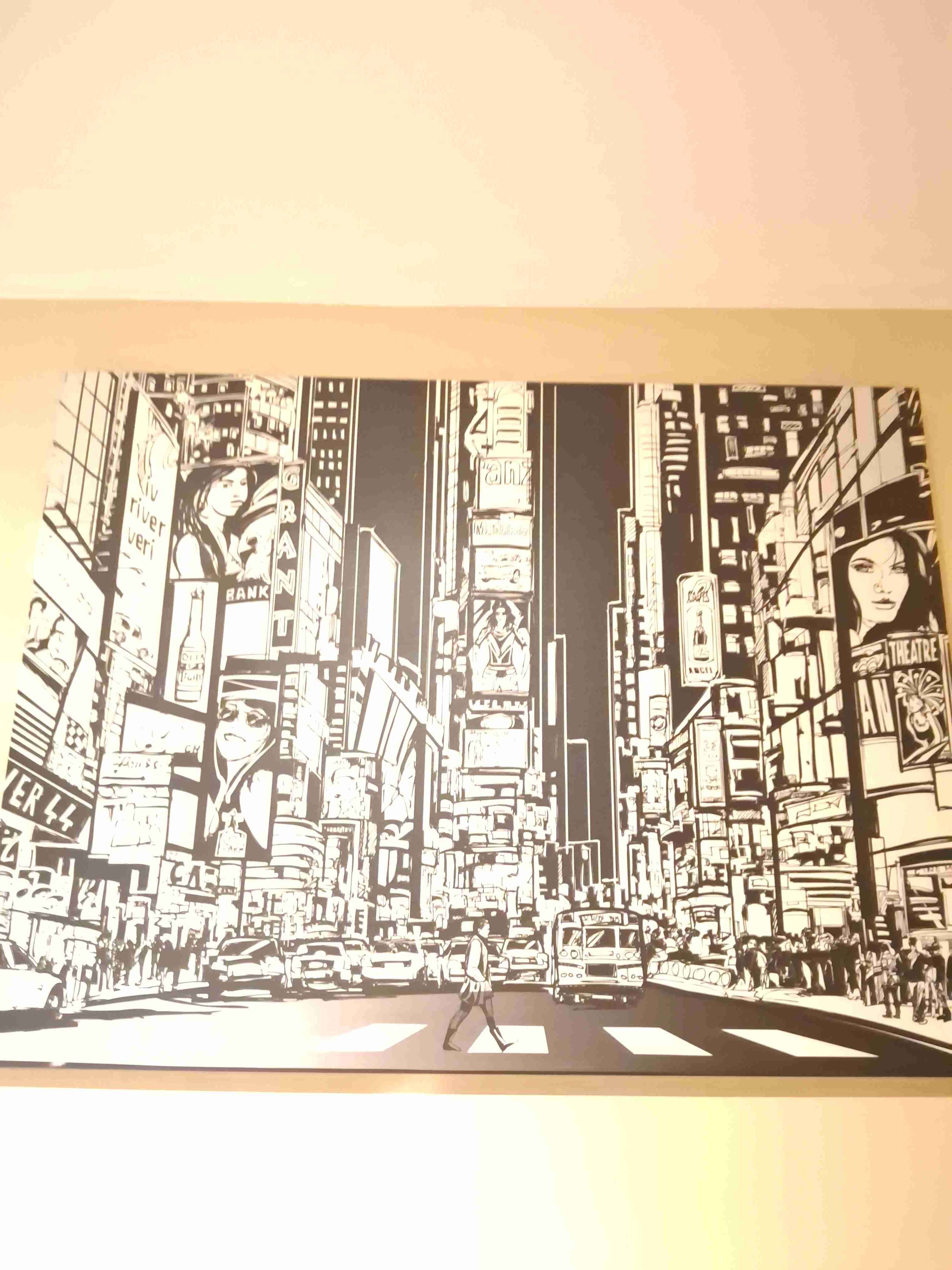 Lienzo urbano en blanco y negro - miniatura 2