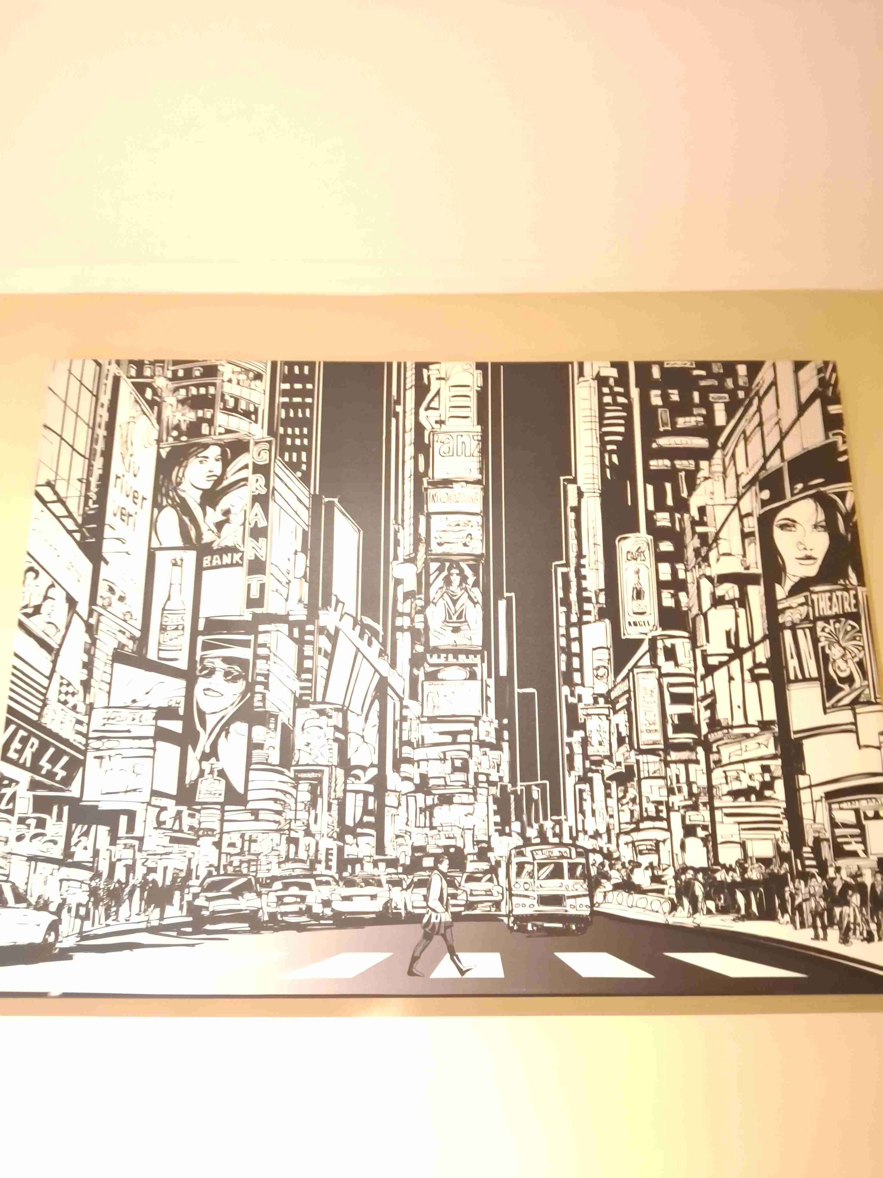 Lienzo urbano en blanco y negro - miniatura 3