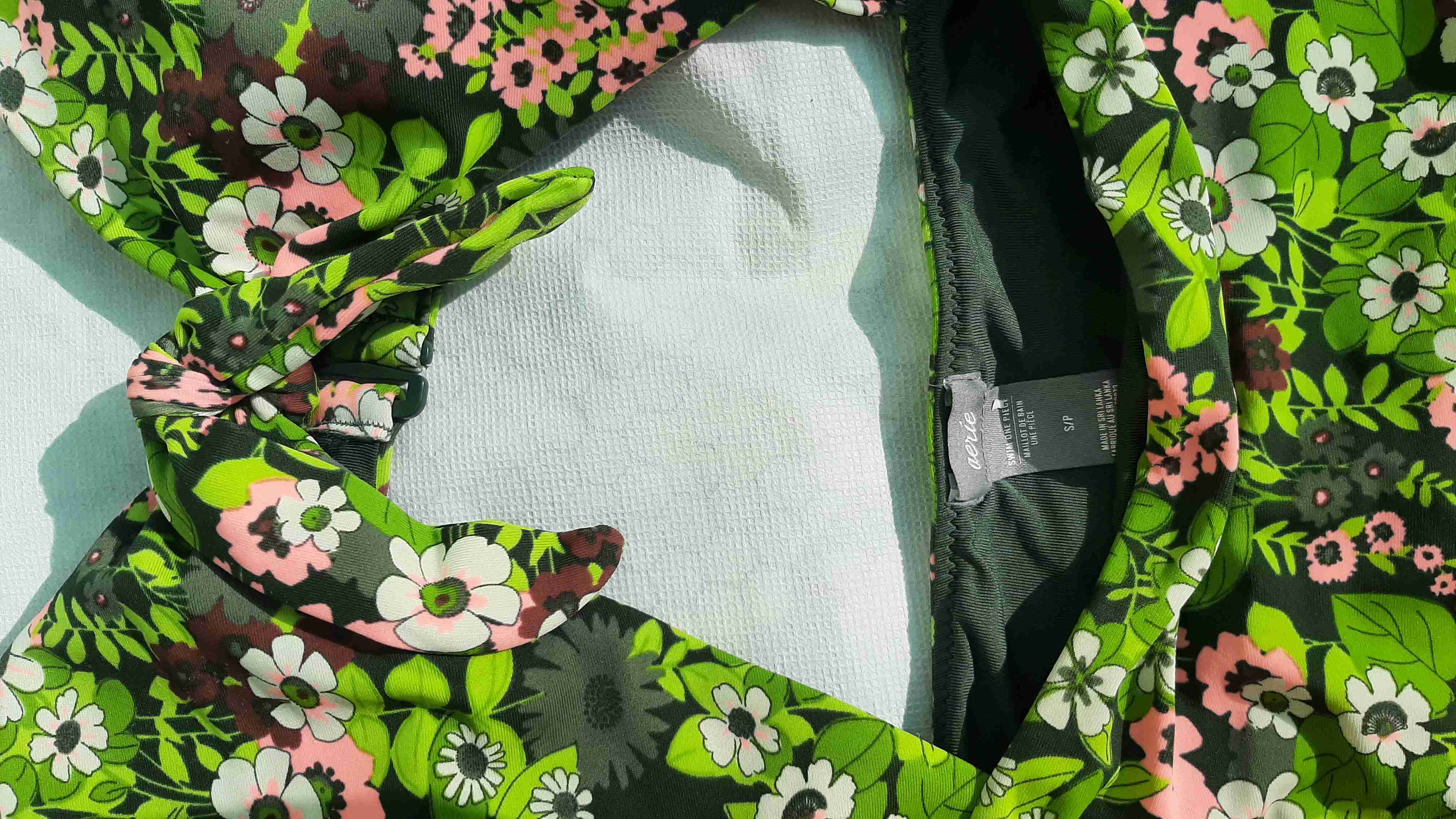 Traje de baño floral vintage - miniatura 2