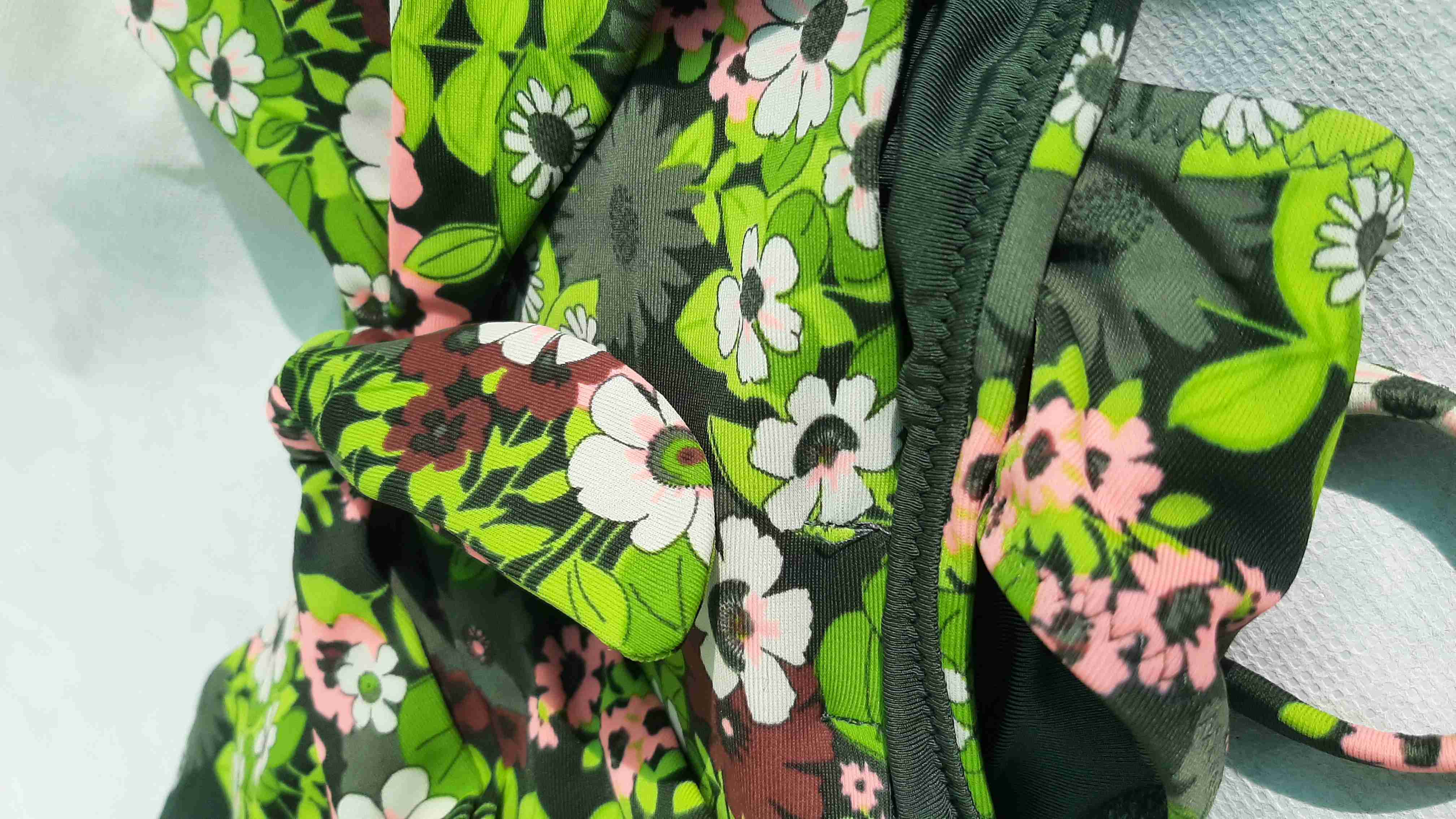 Traje de baño floral vintage - miniatura 3