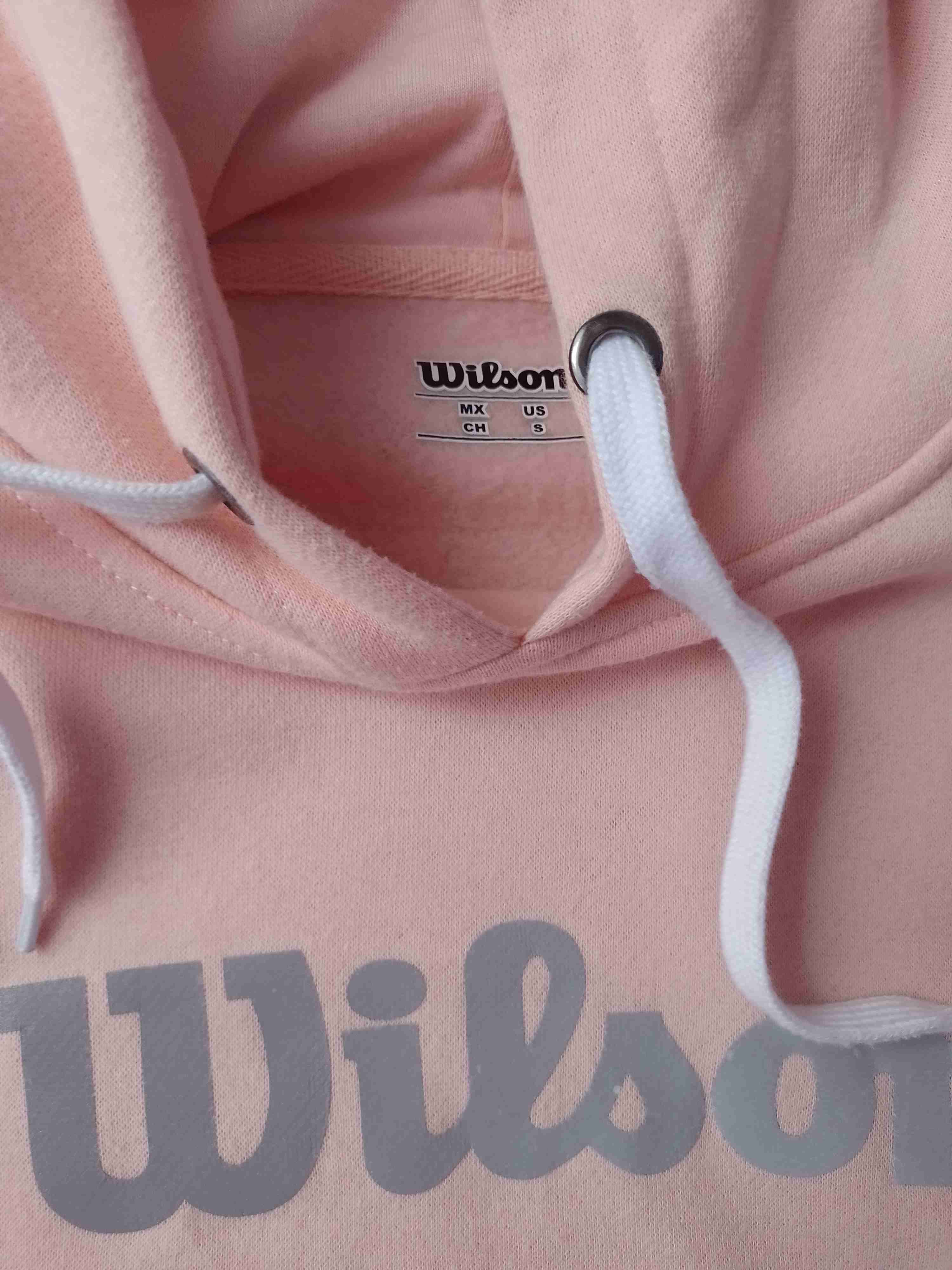 Polerón con capucha rosa Wilson - miniatura 2