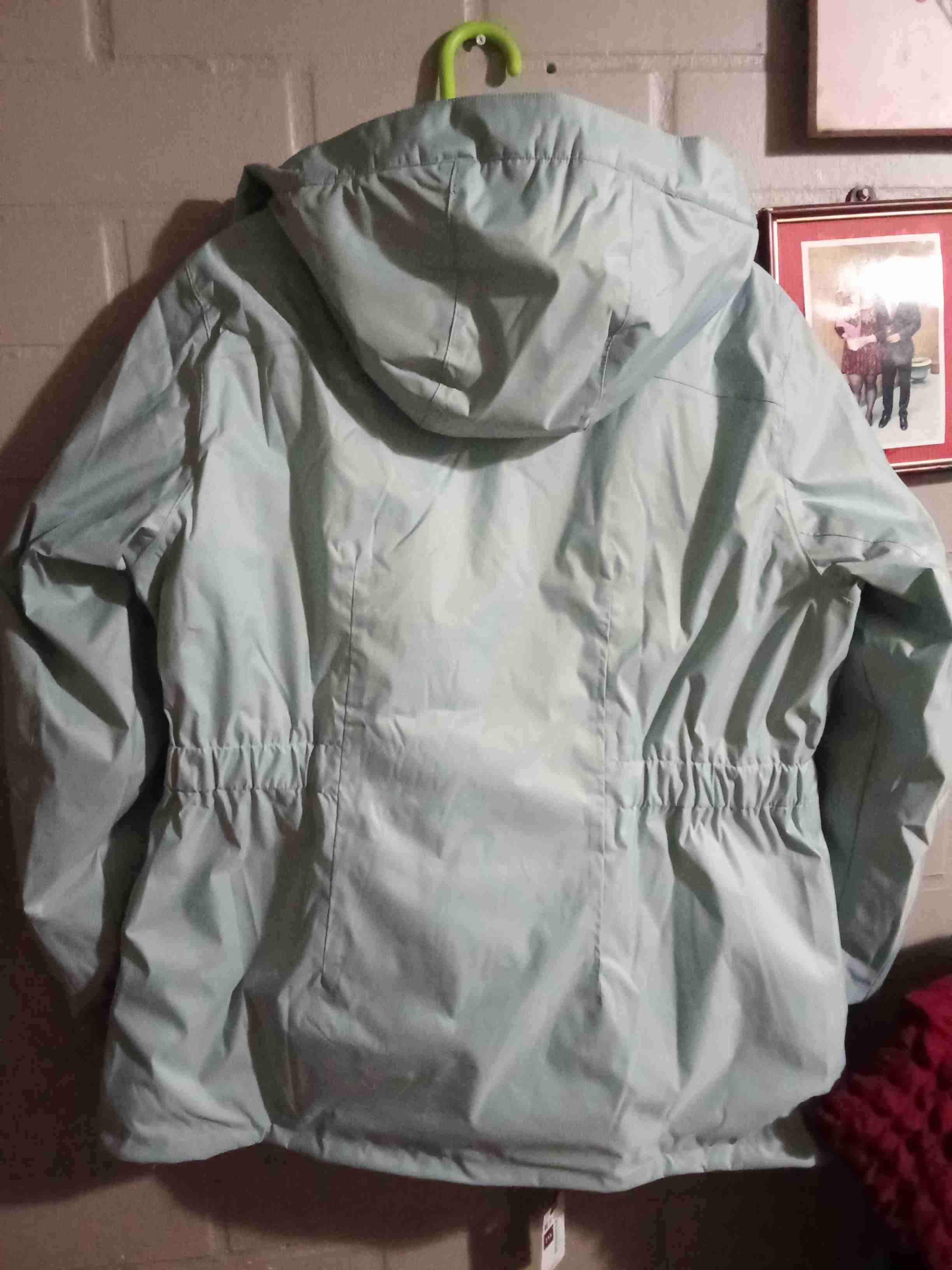 Chaqueta impermeable celeste nueva - 3