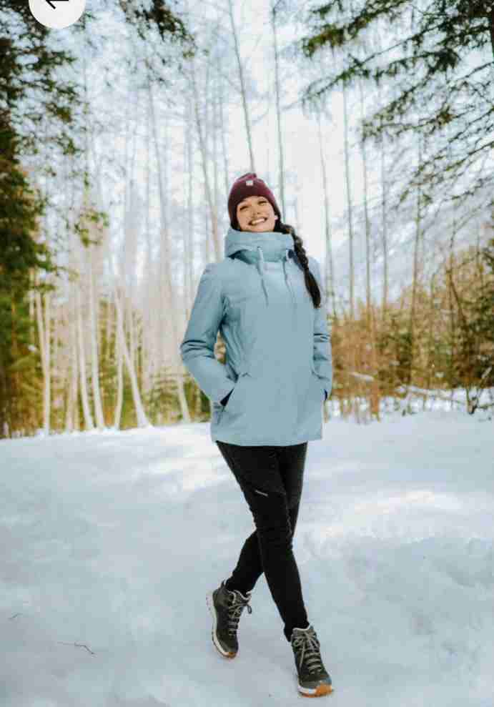 Chaqueta impermeable celeste nueva - 4