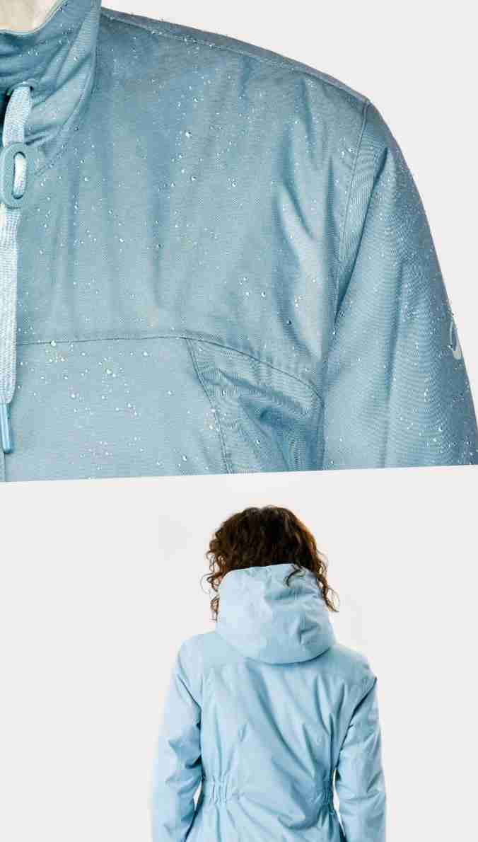 Chaqueta impermeable celeste nueva - 5