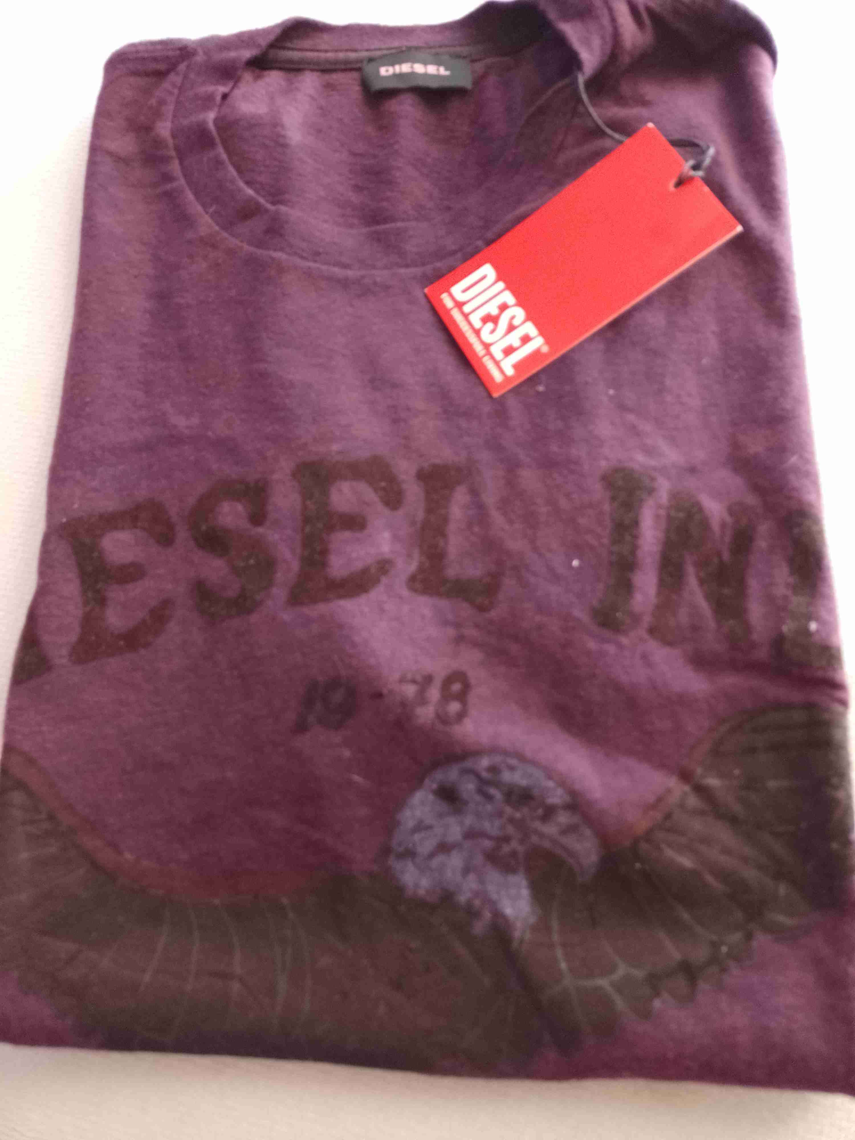 Polera morada Diesel nueva. - 3