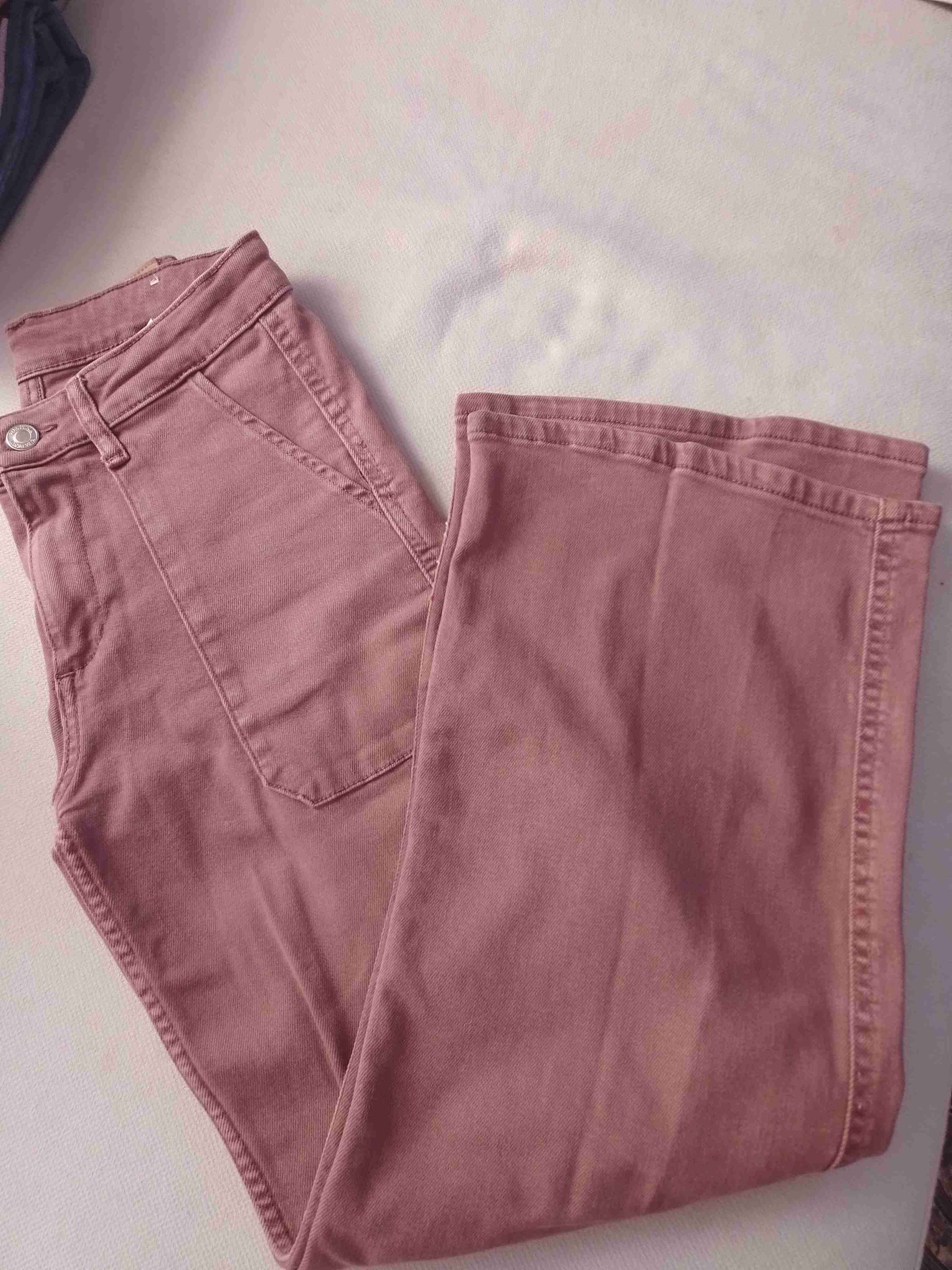Pantalones rosados de mujer Zara - miniatura 1