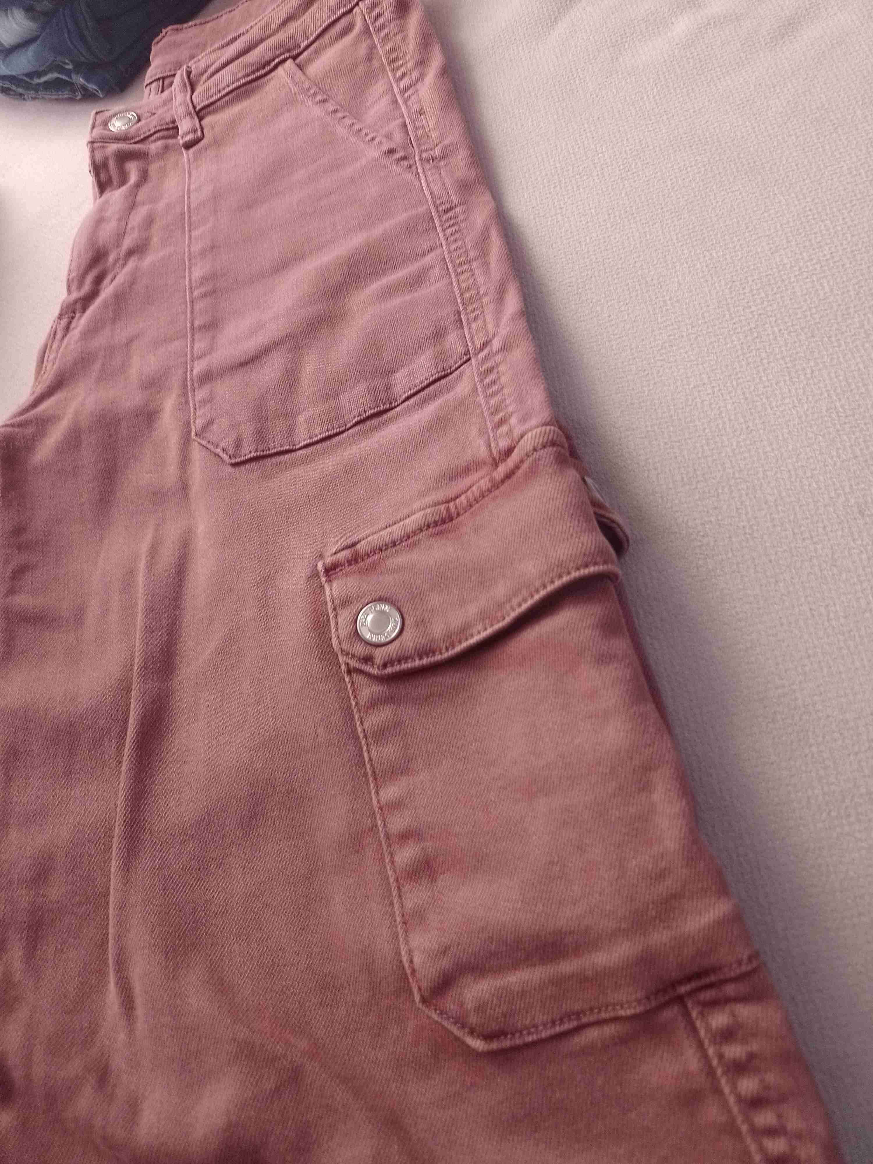 Pantalones rosados de mujer Zara - miniatura 2