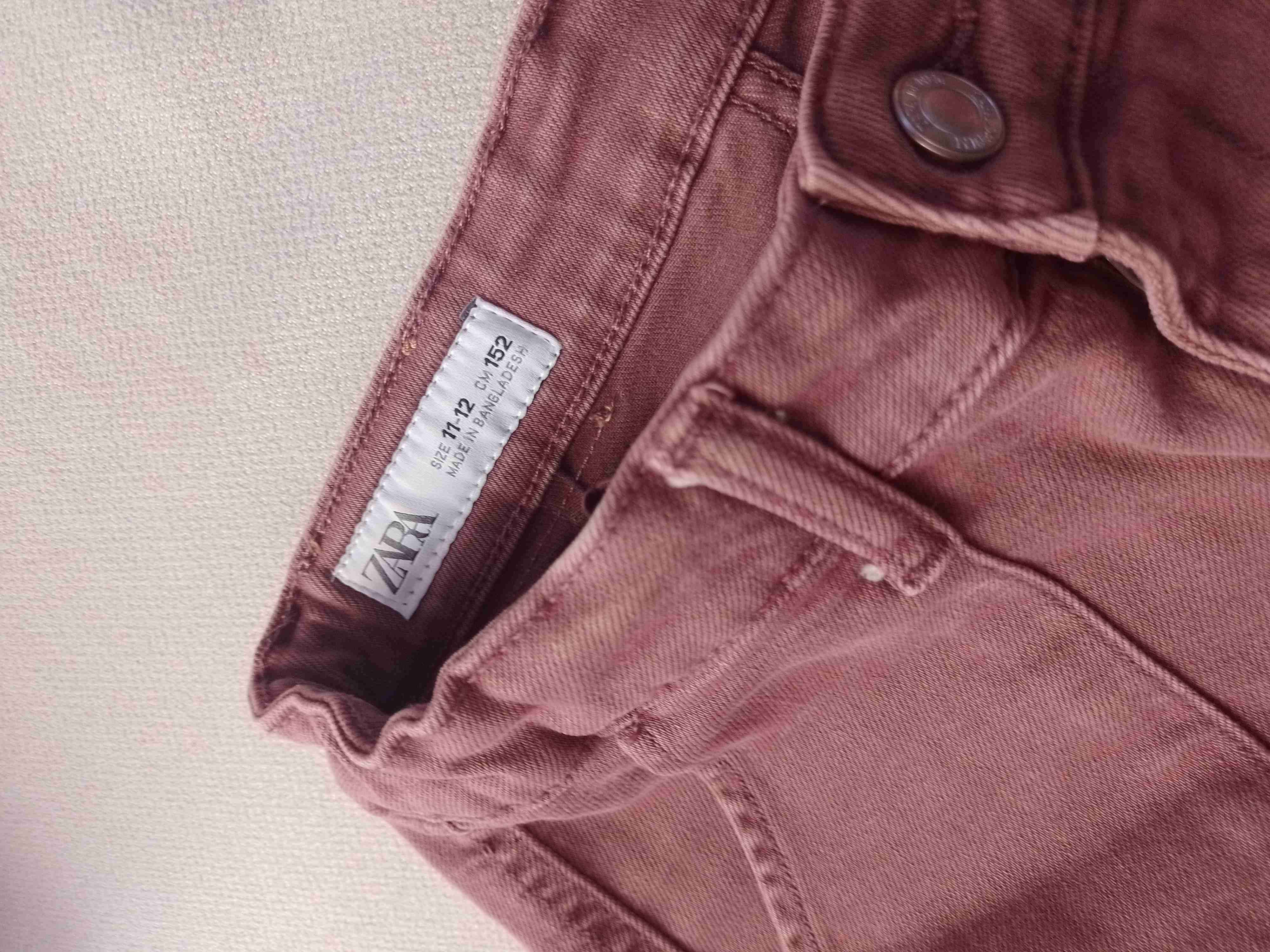 Pantalones rosados de mujer Zara - miniatura 3