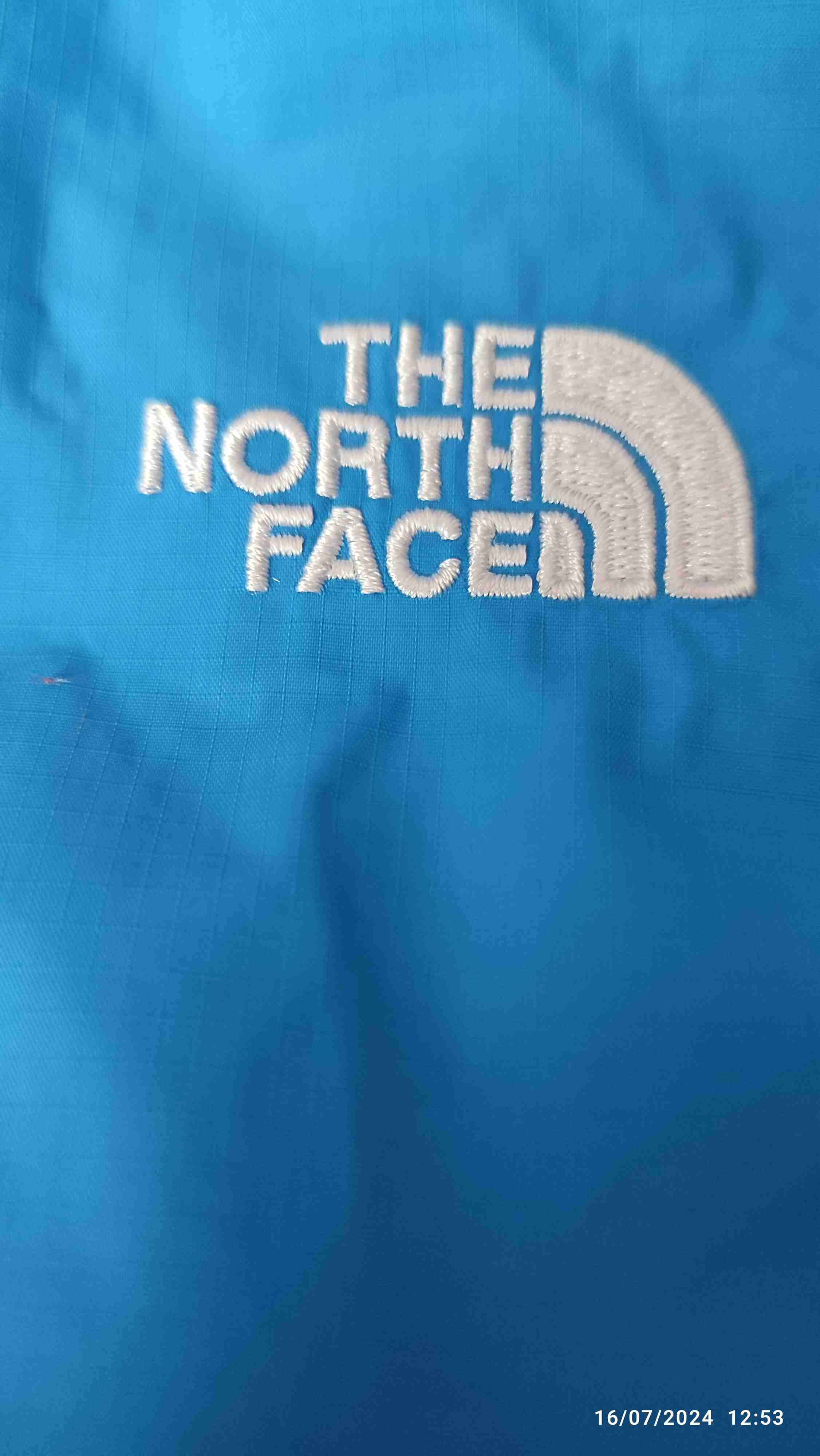 Chaqueta impermeable azul The North Face - miniatura 2