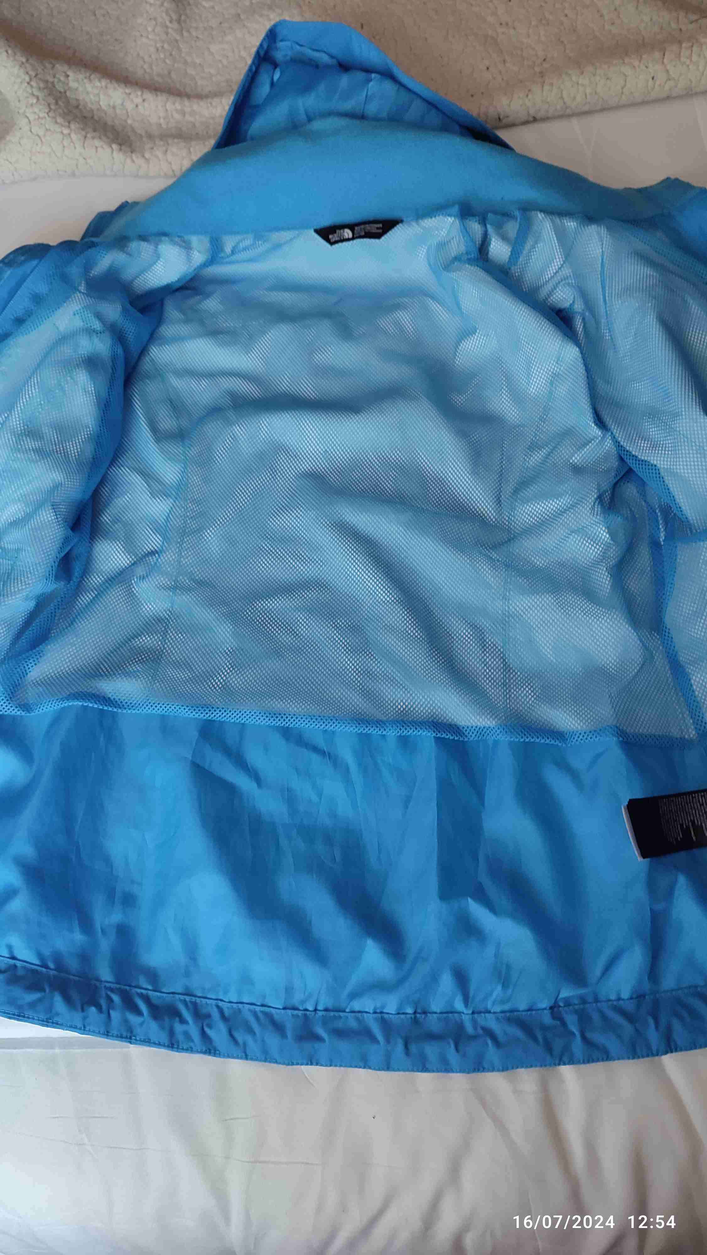Chaqueta impermeable azul The North Face - miniatura 4