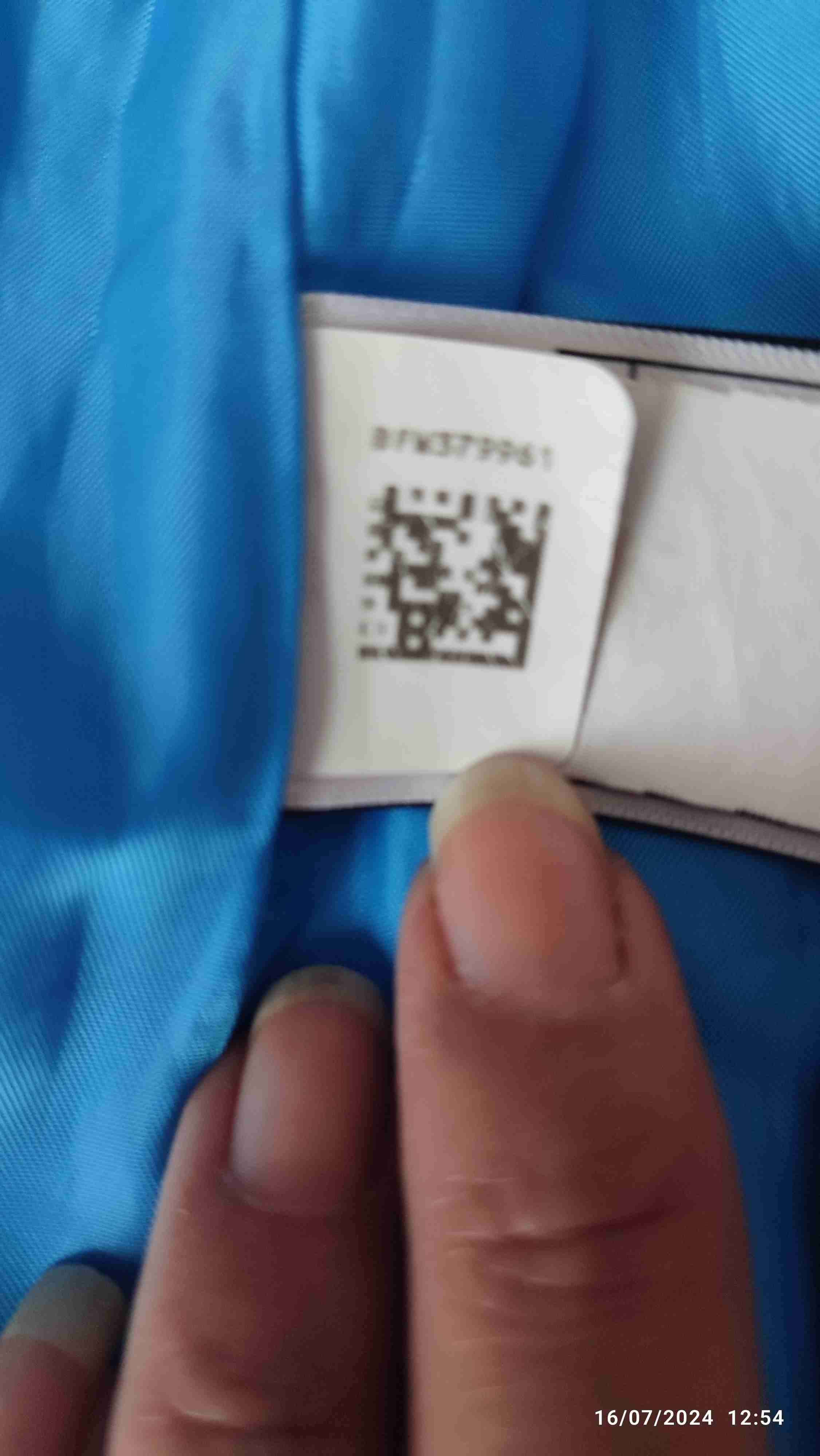 Chaqueta impermeable azul The North Face - miniatura 6