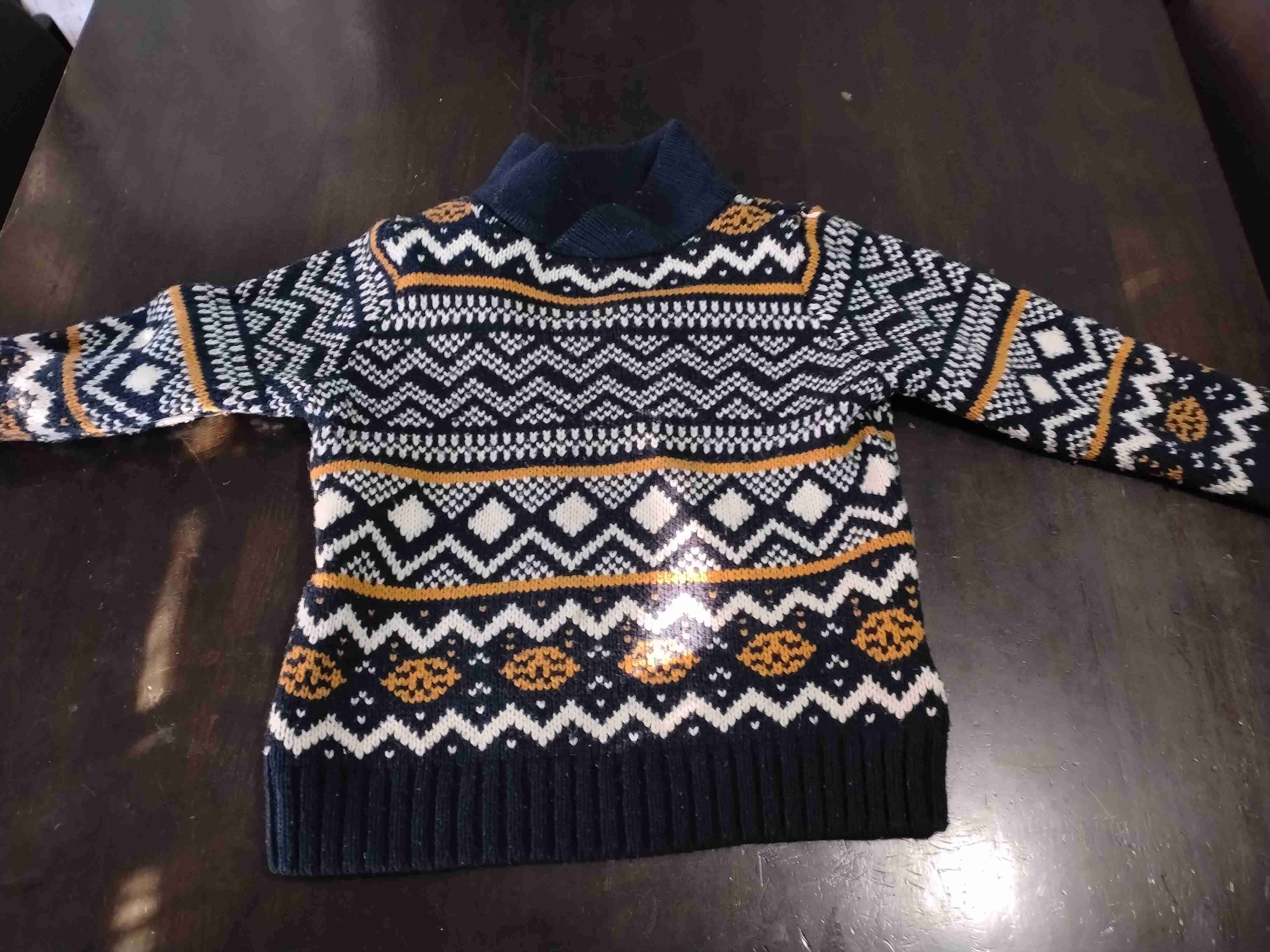 Sweater tejido colorido - miniatura 2