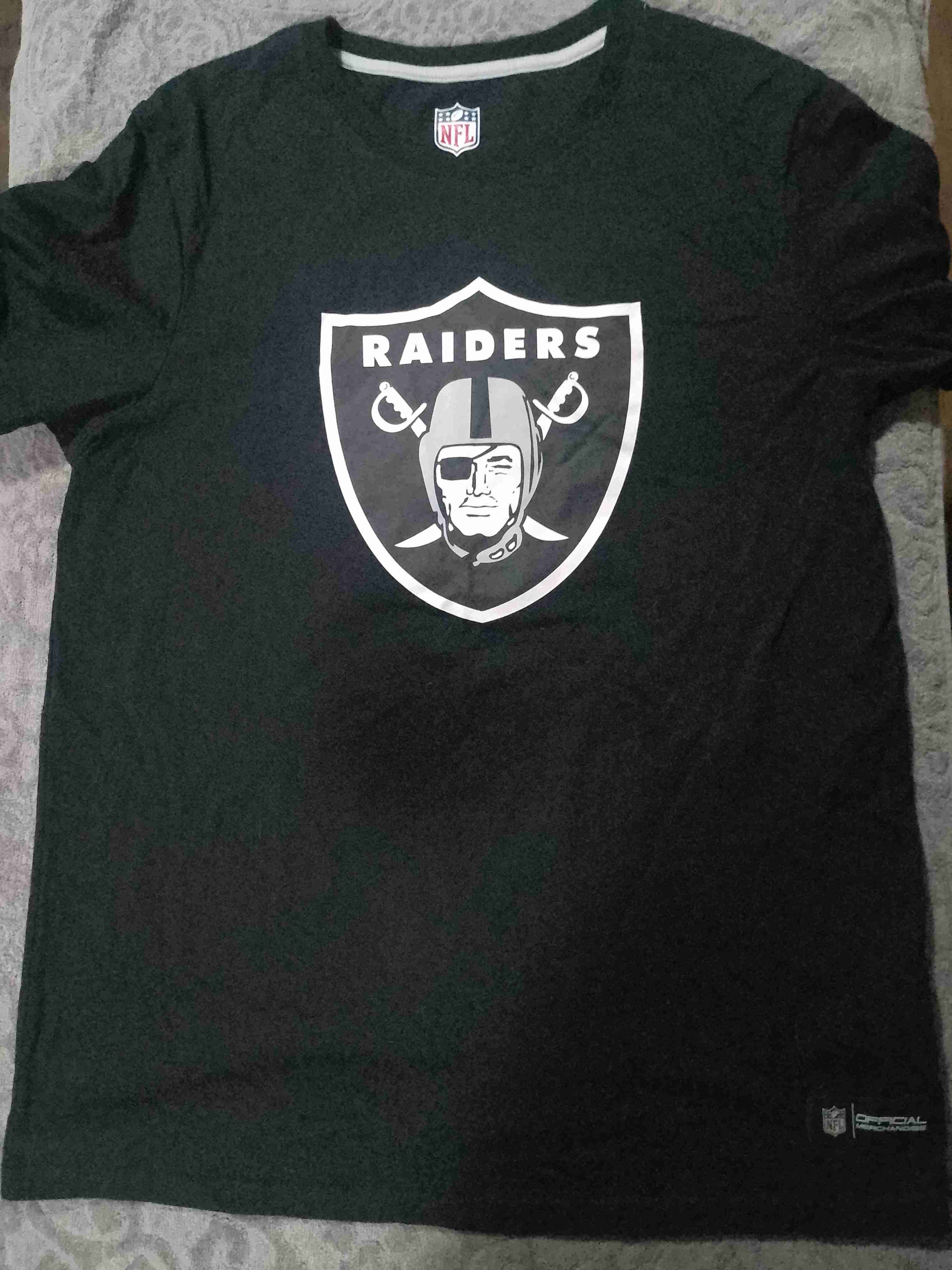 Polera negra Raiders NFL - miniatura 1