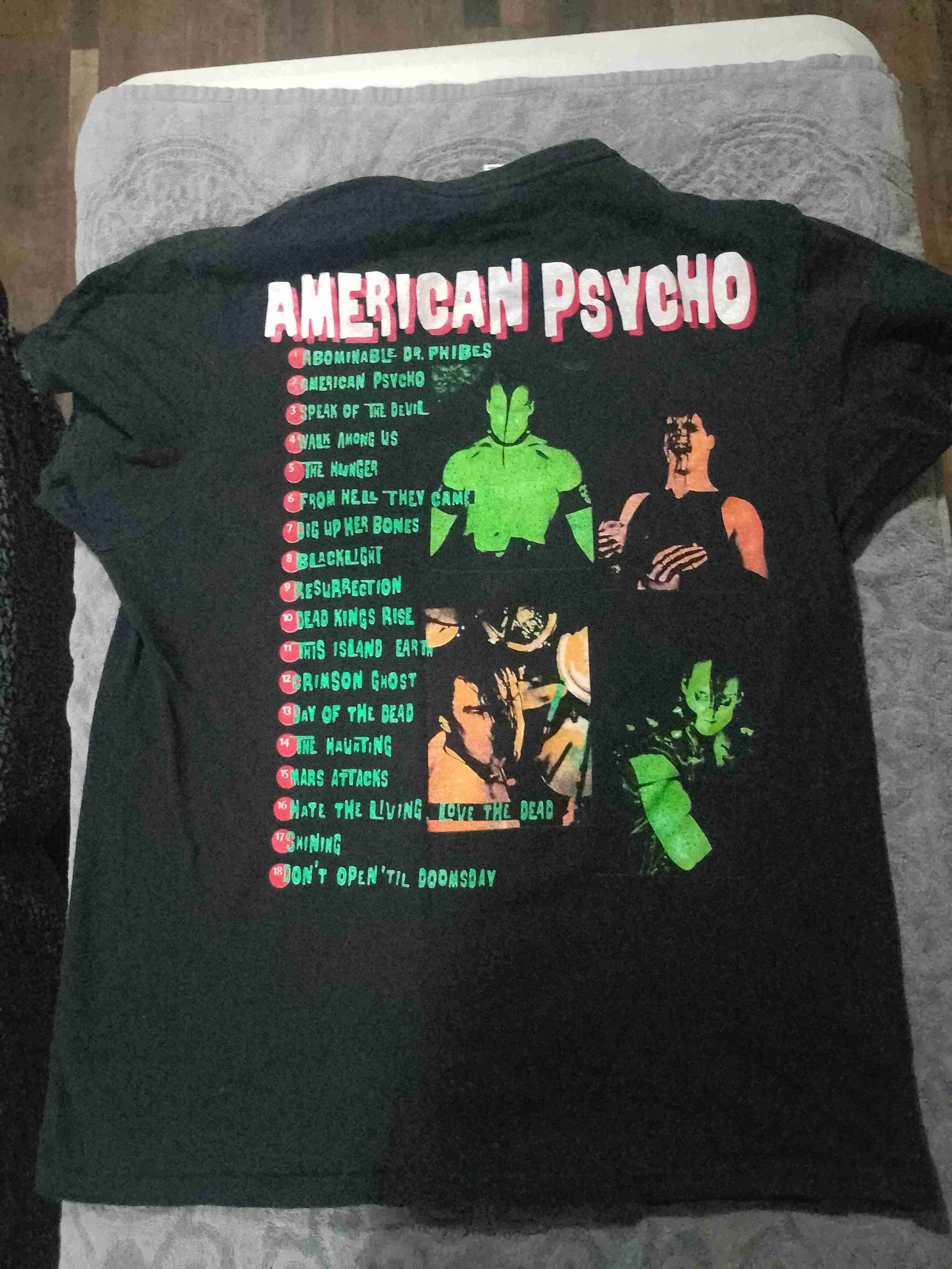 Polera negra Misfits American Psycho - miniatura 2