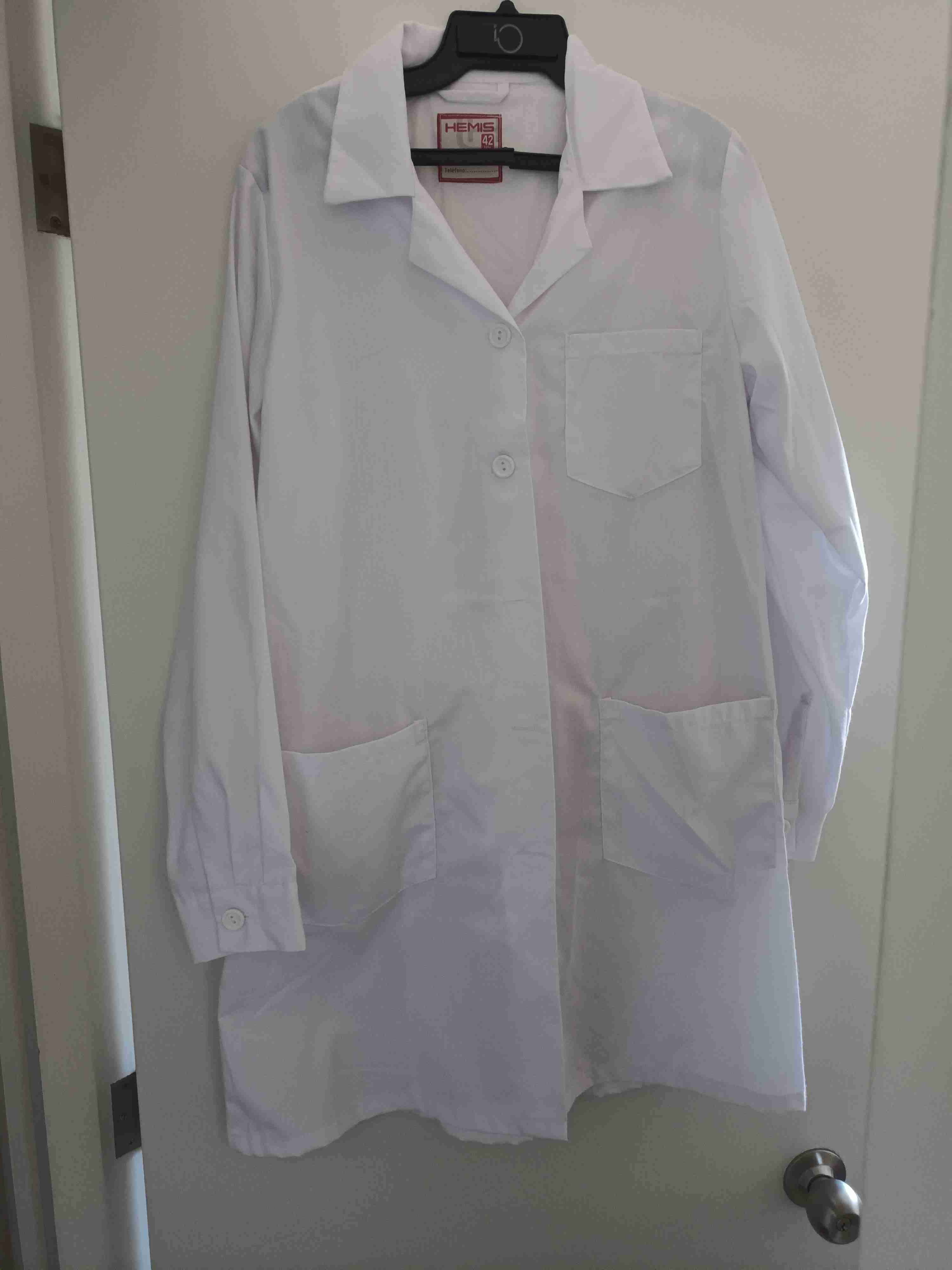 Delantal blanco talla 42 - miniatura 2