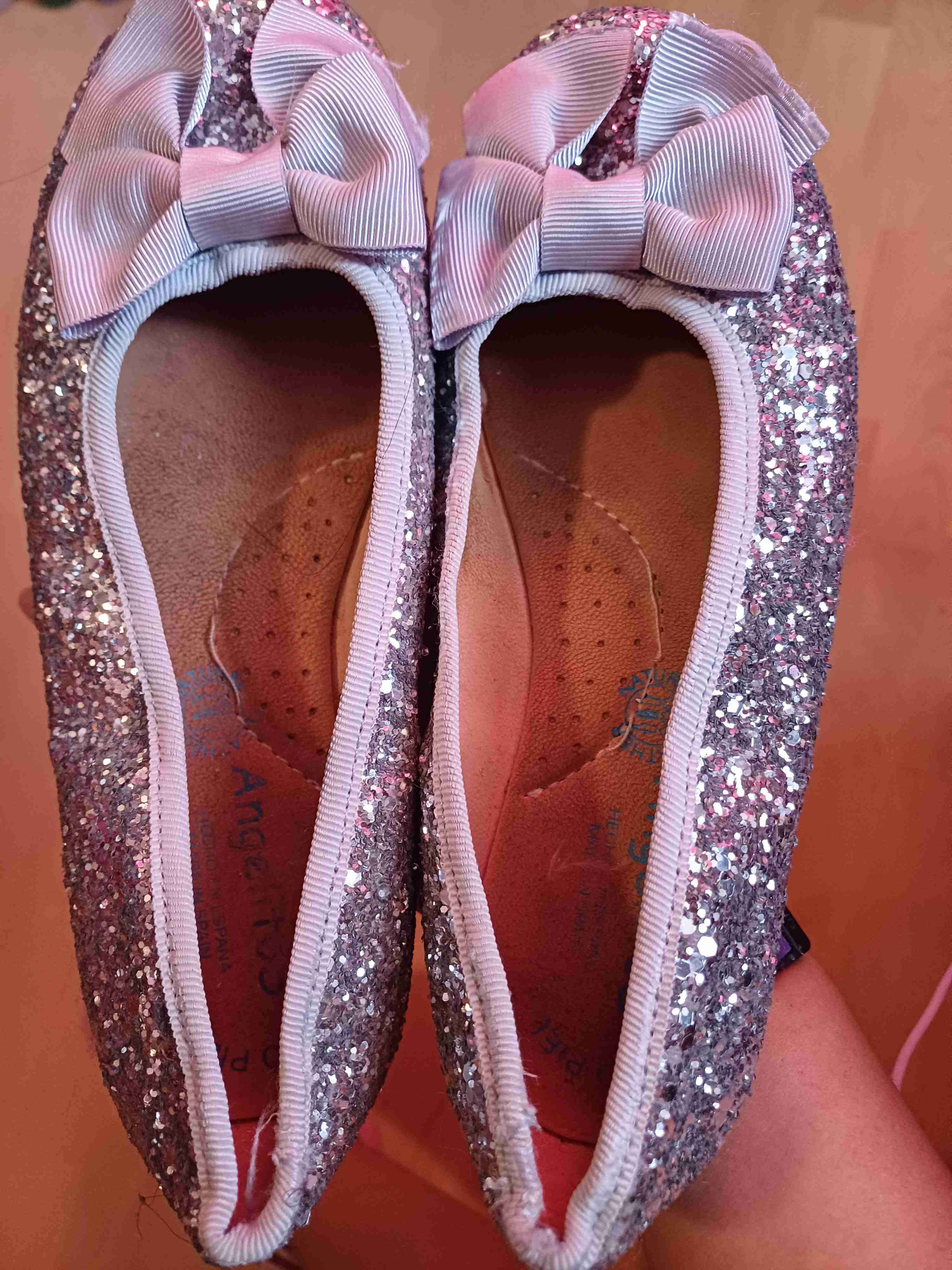 Ballerinas plateadas con lazo - miniatura 2