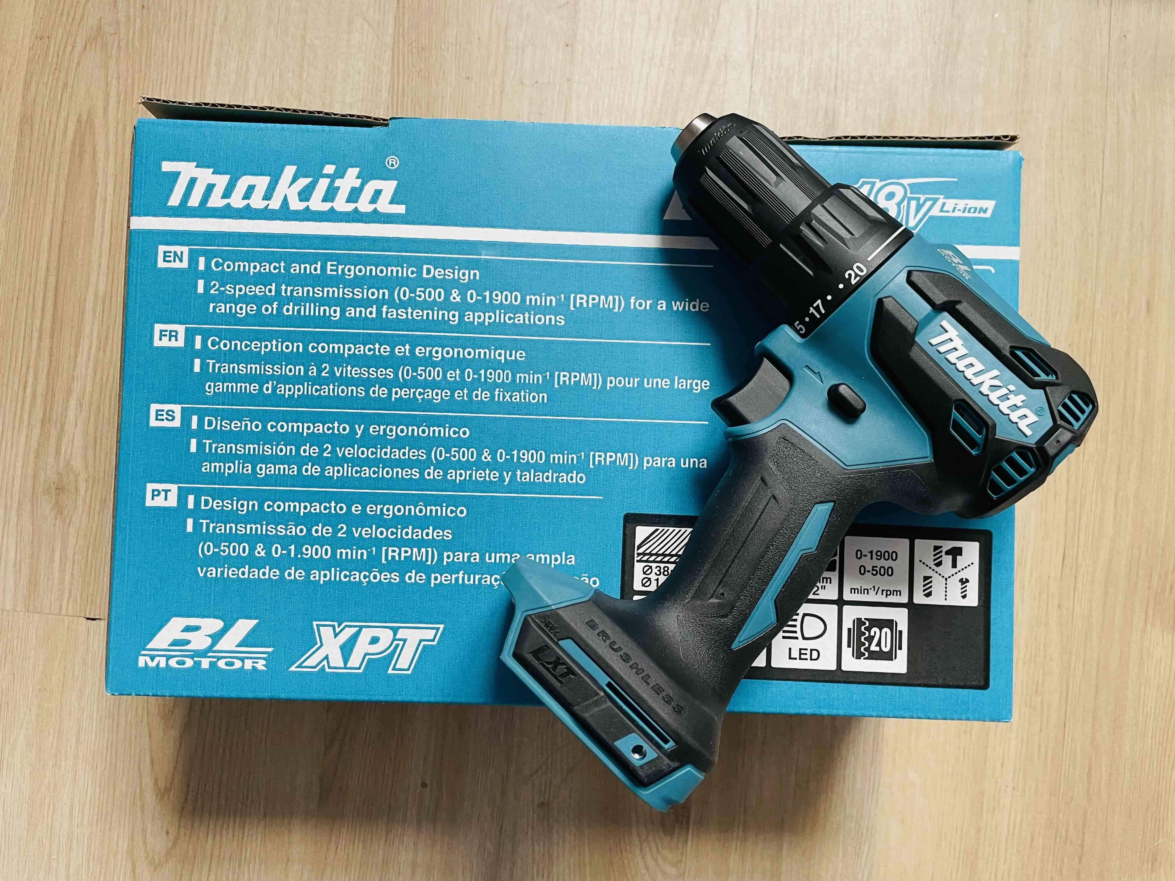 Taladro percutor Makita DHP490 18V - miniatura 2