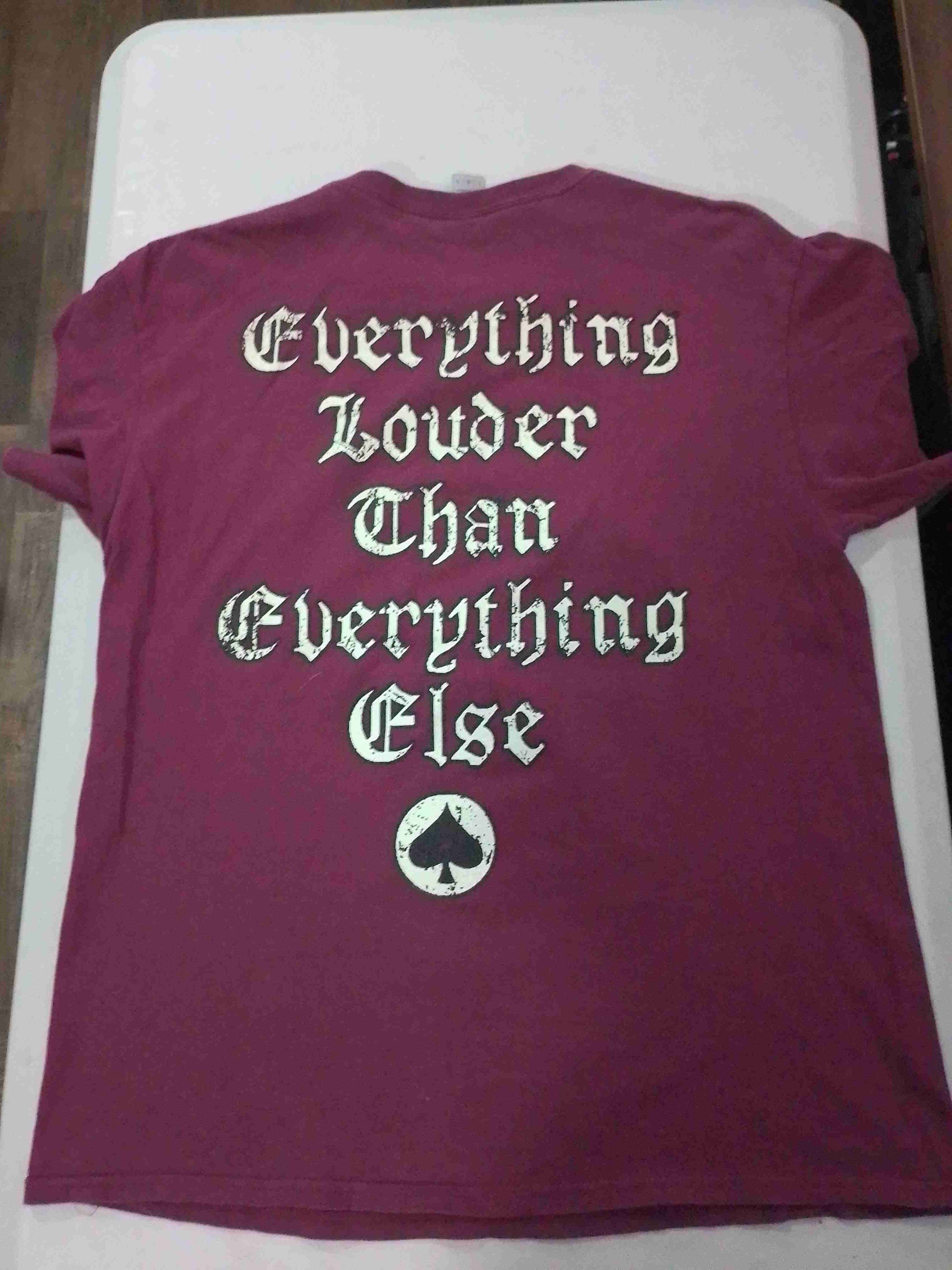 Polera Motörhead roja estampada - 2