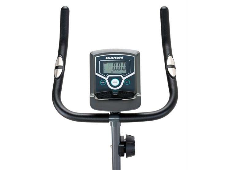 Bicicleta estática fitness negra - miniatura 2