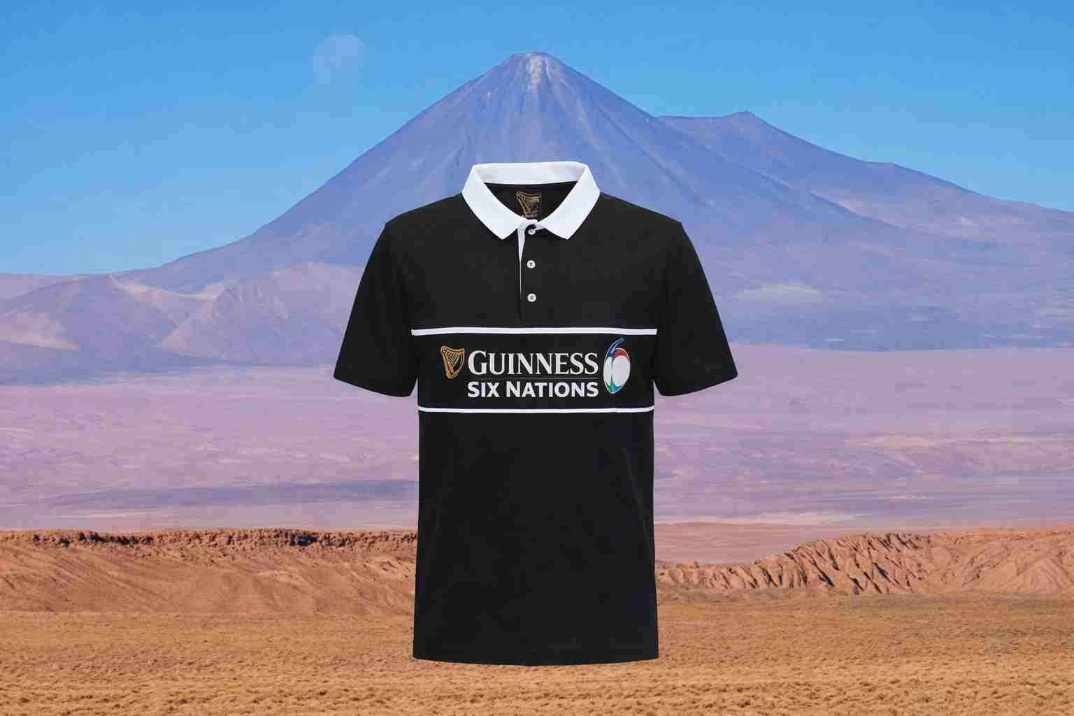 Polera polo Guinness Six Nations negra - miniatura 1