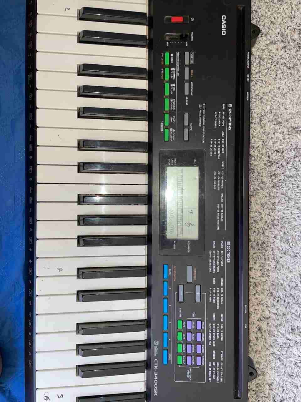 Teclado Casio CTK-3400SK - 1