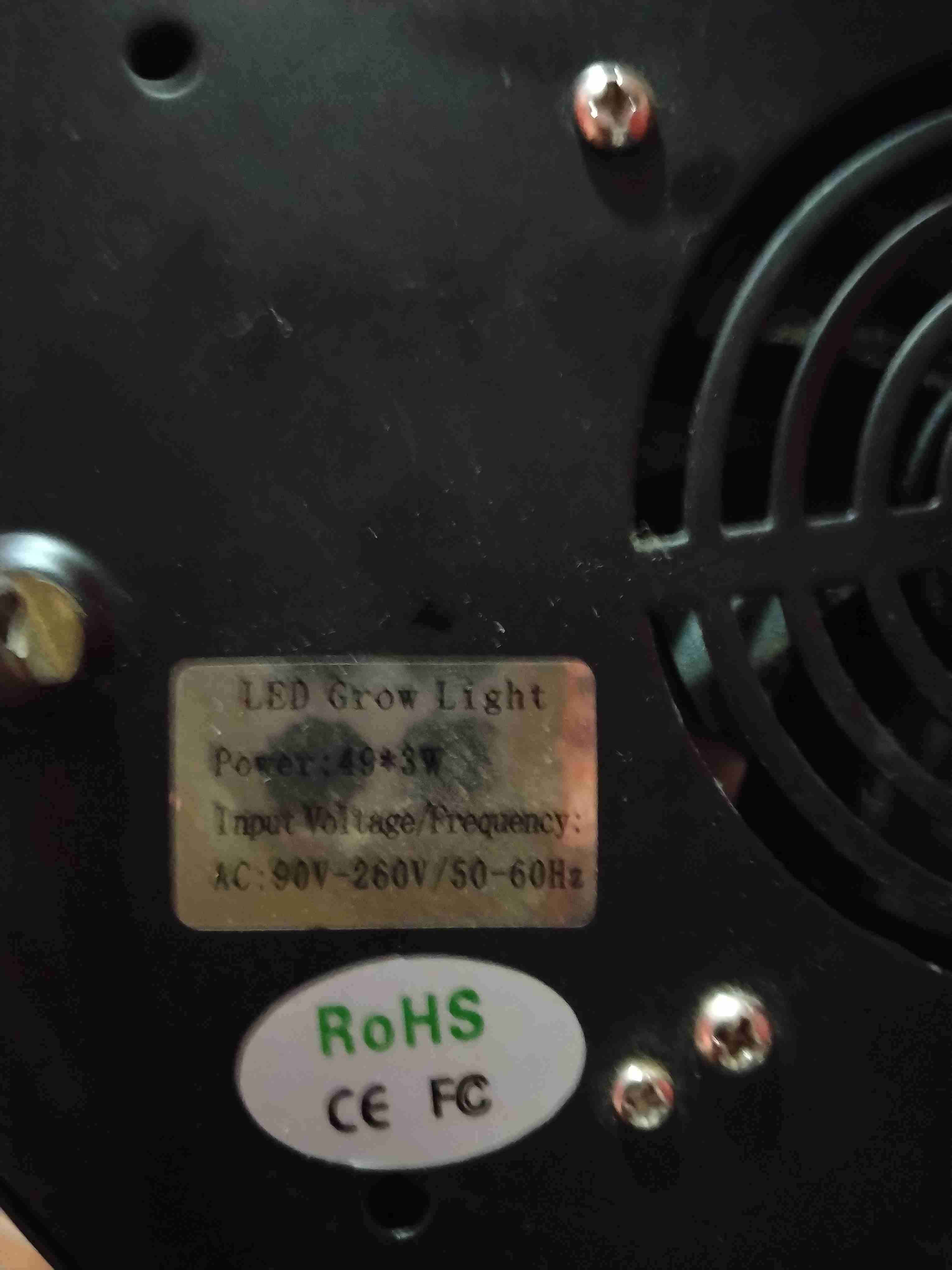 Luz LED circular negra - miniatura 4