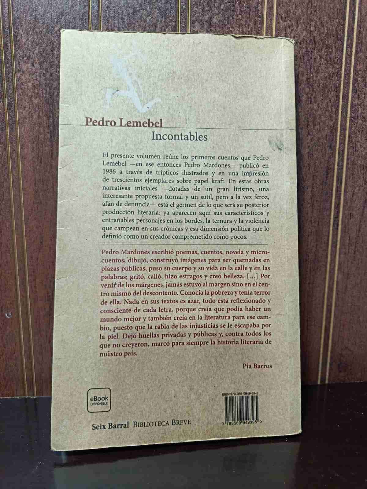 Libro 'Incontables' Pedro Lemebel - miniatura 3