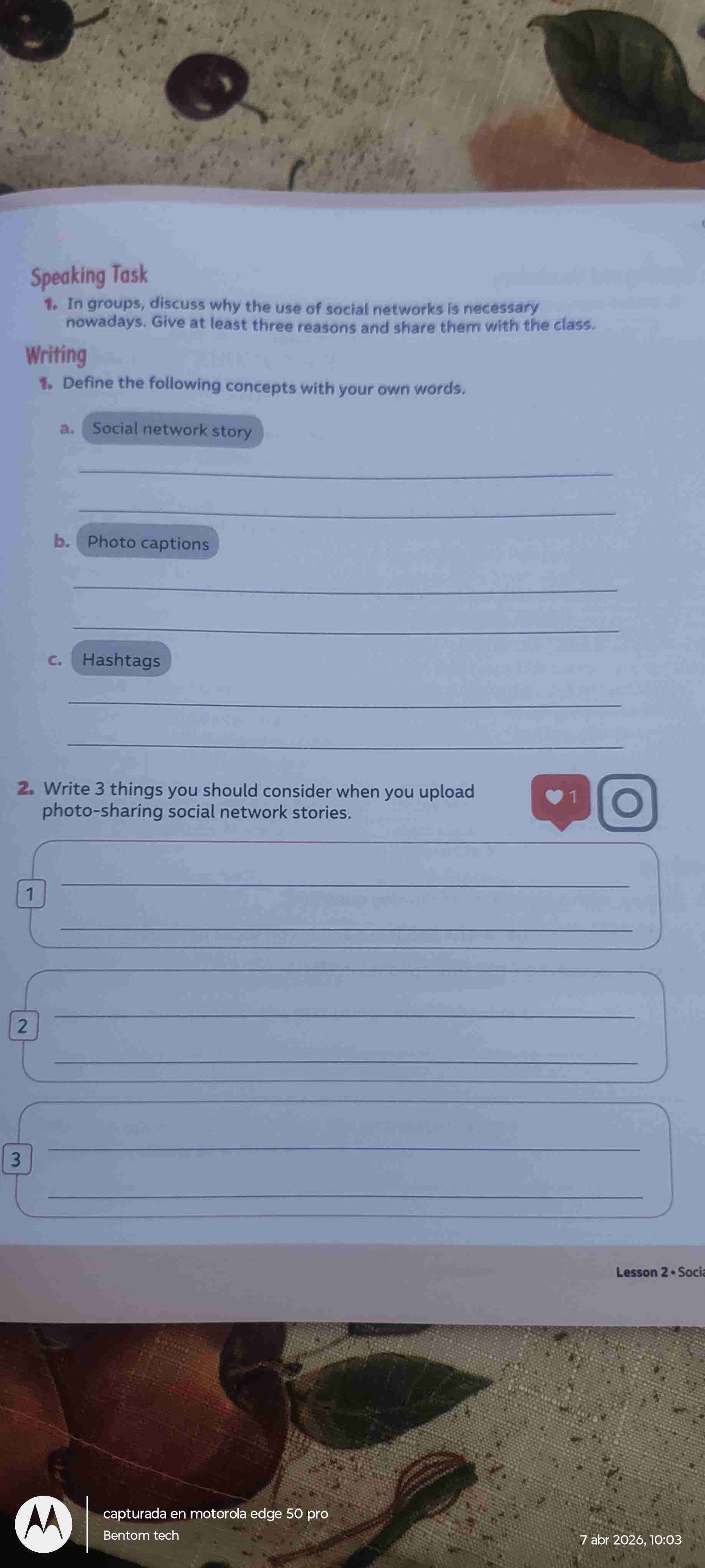 Libro de actividades inglés 8° - 3