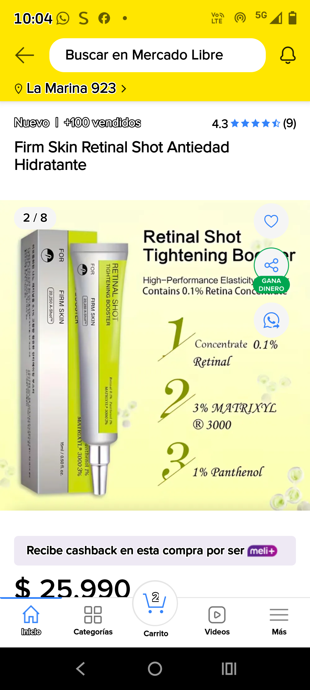 Retinal Shot Tightening Booster - miniatura 3