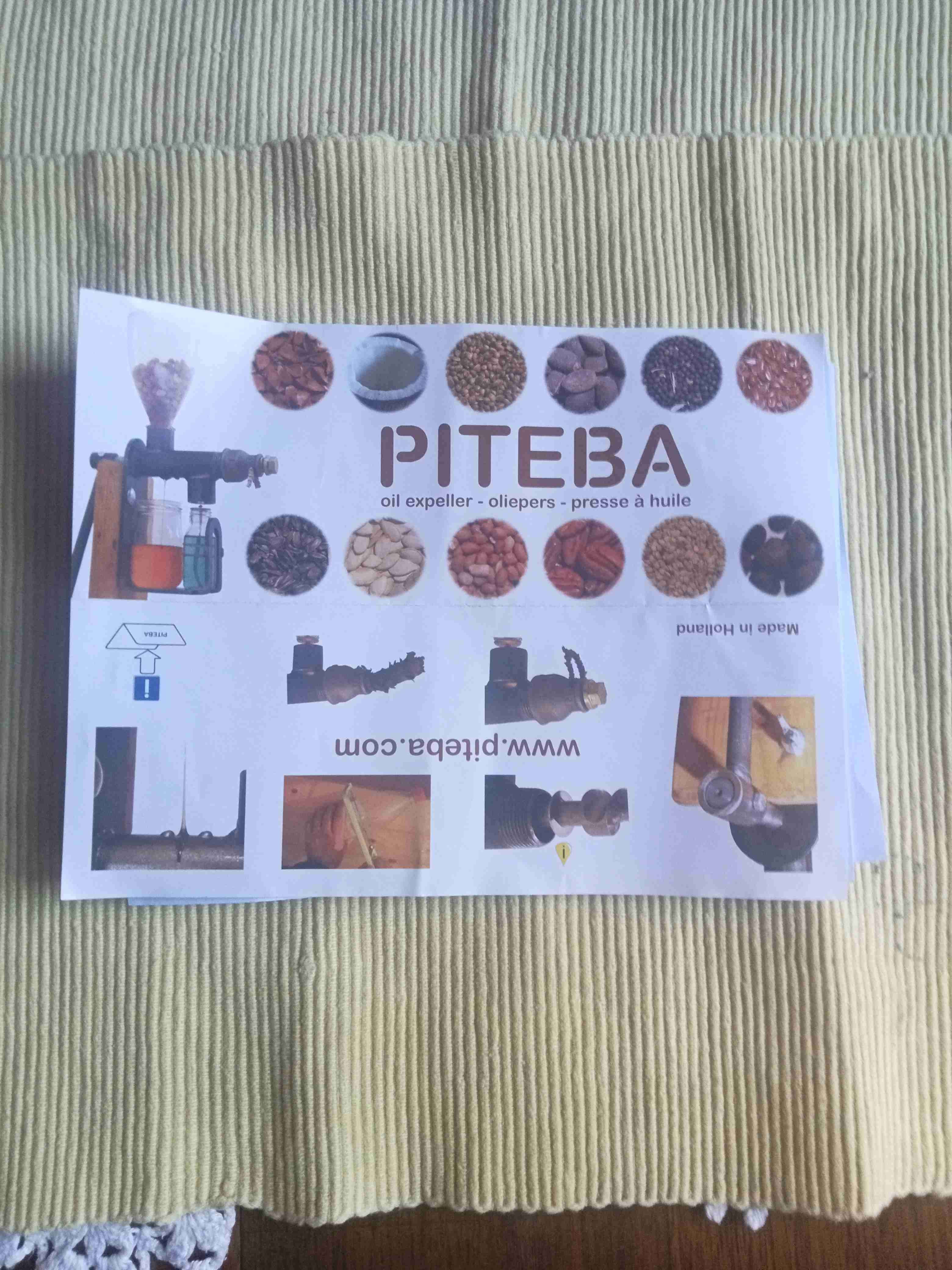 Prensa manual de aceite Piteba - 5