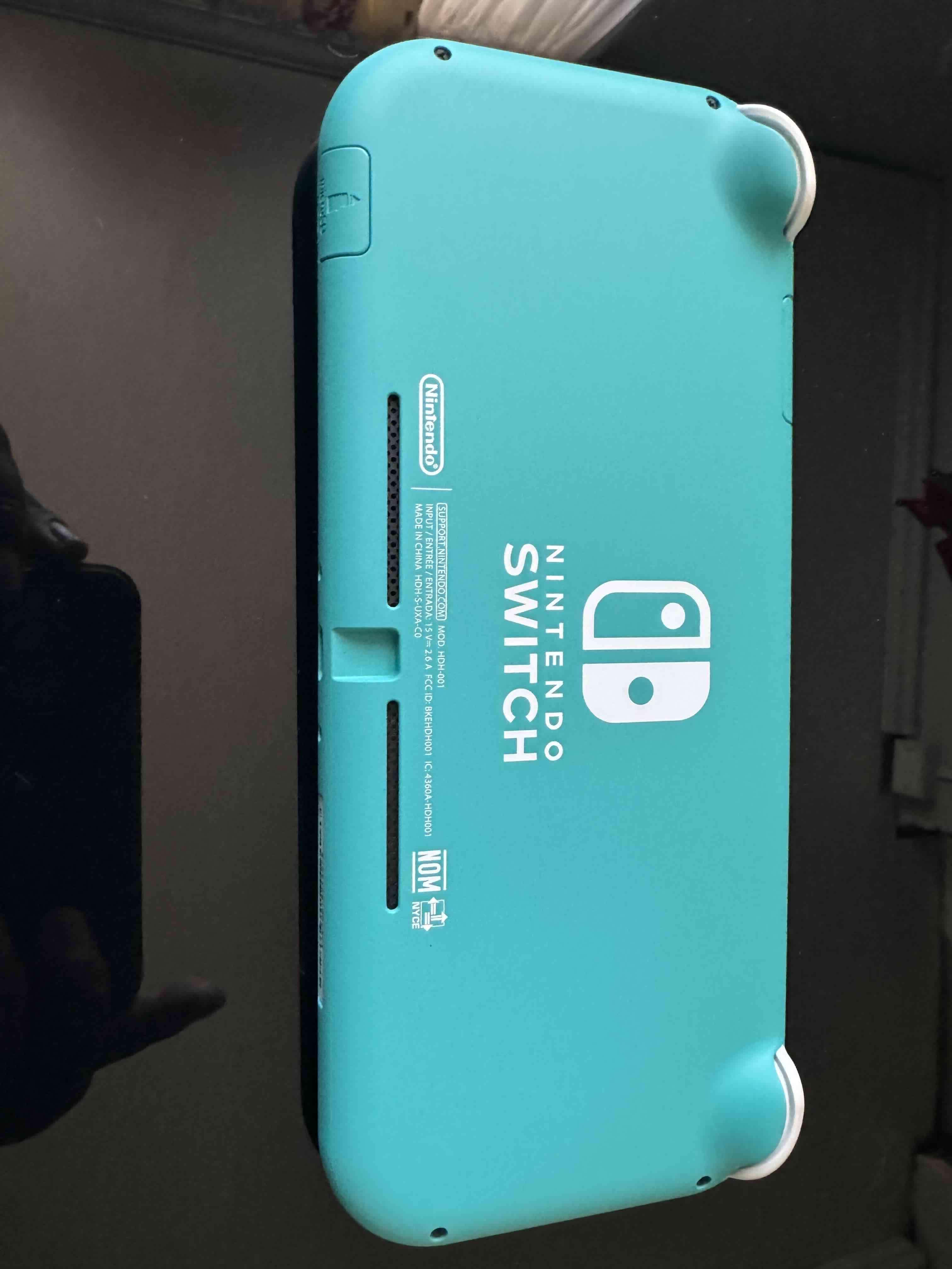 Consola portátil azul con funda - miniatura 2