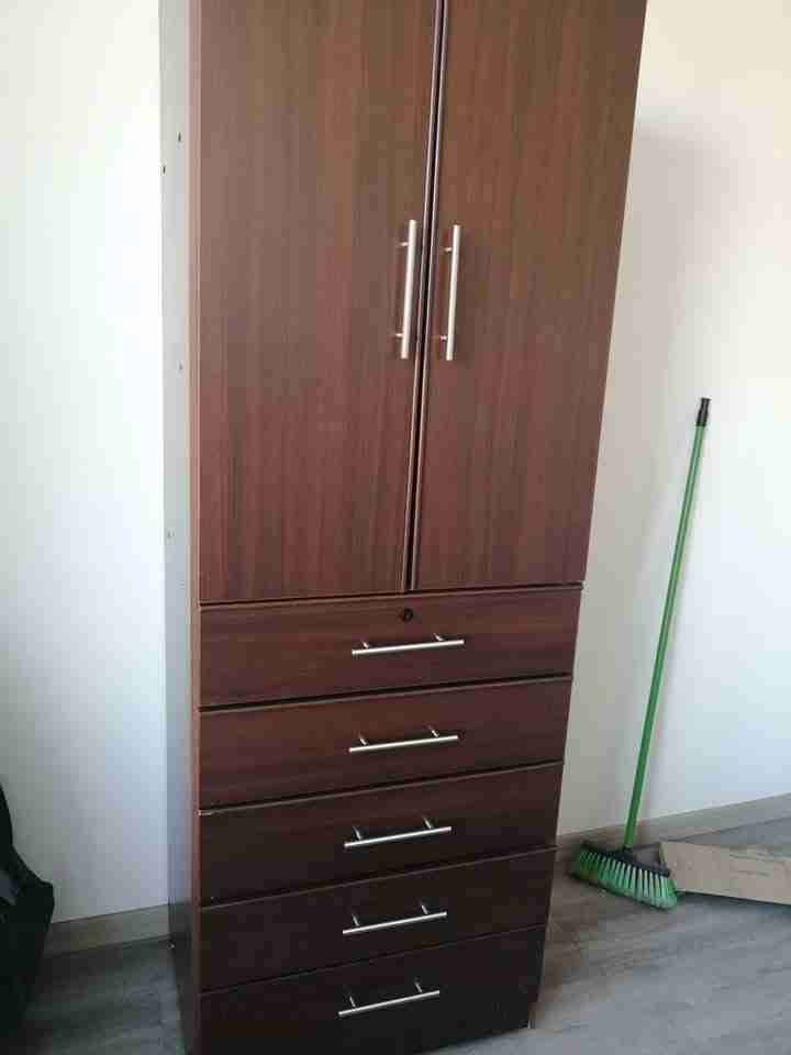 Ropero Clóset Alto y Profundo – 2 Puertas + 5 Cajo - miniatura 5