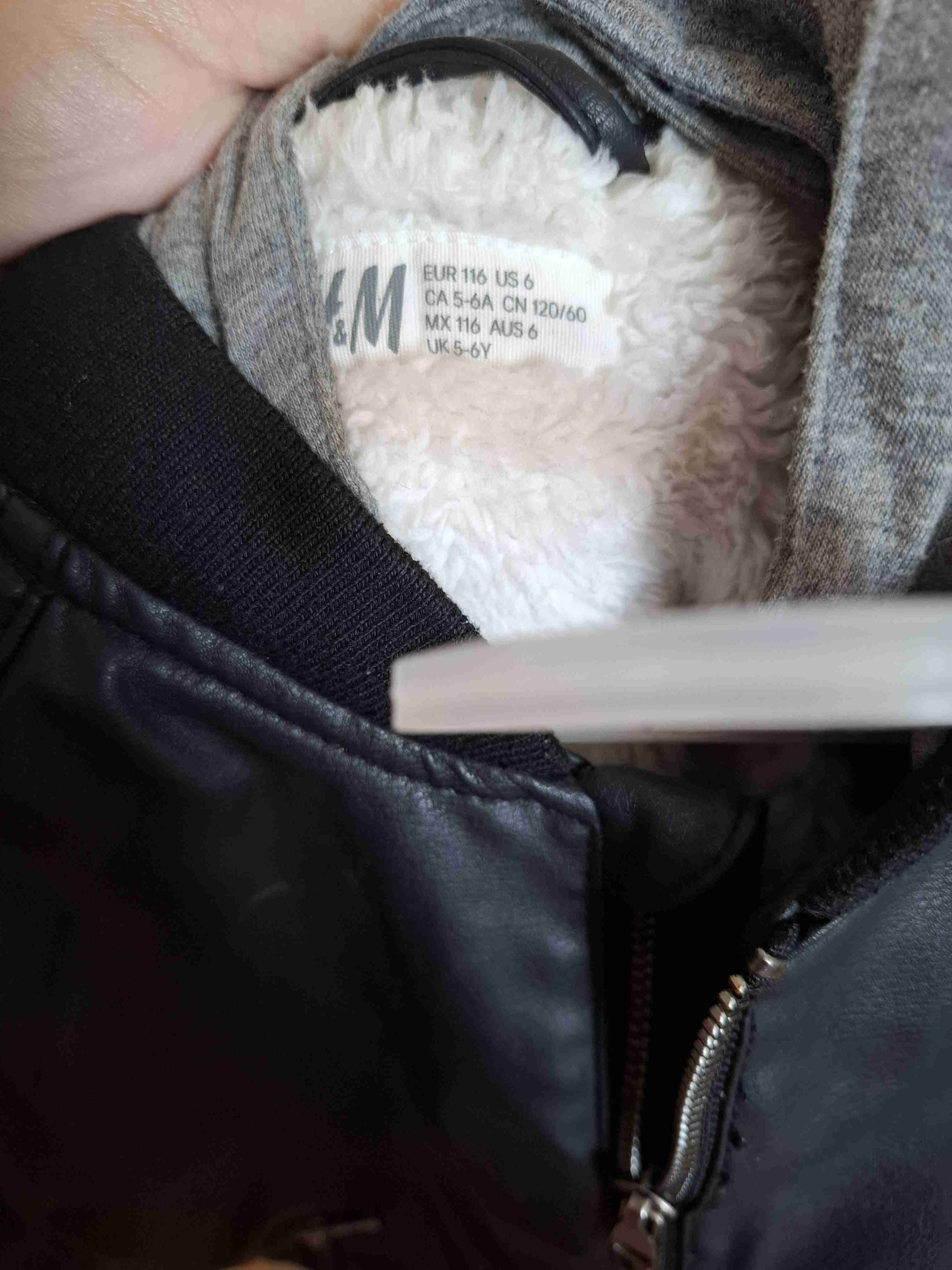Chaqueta negra infantil H&M - miniatura 3